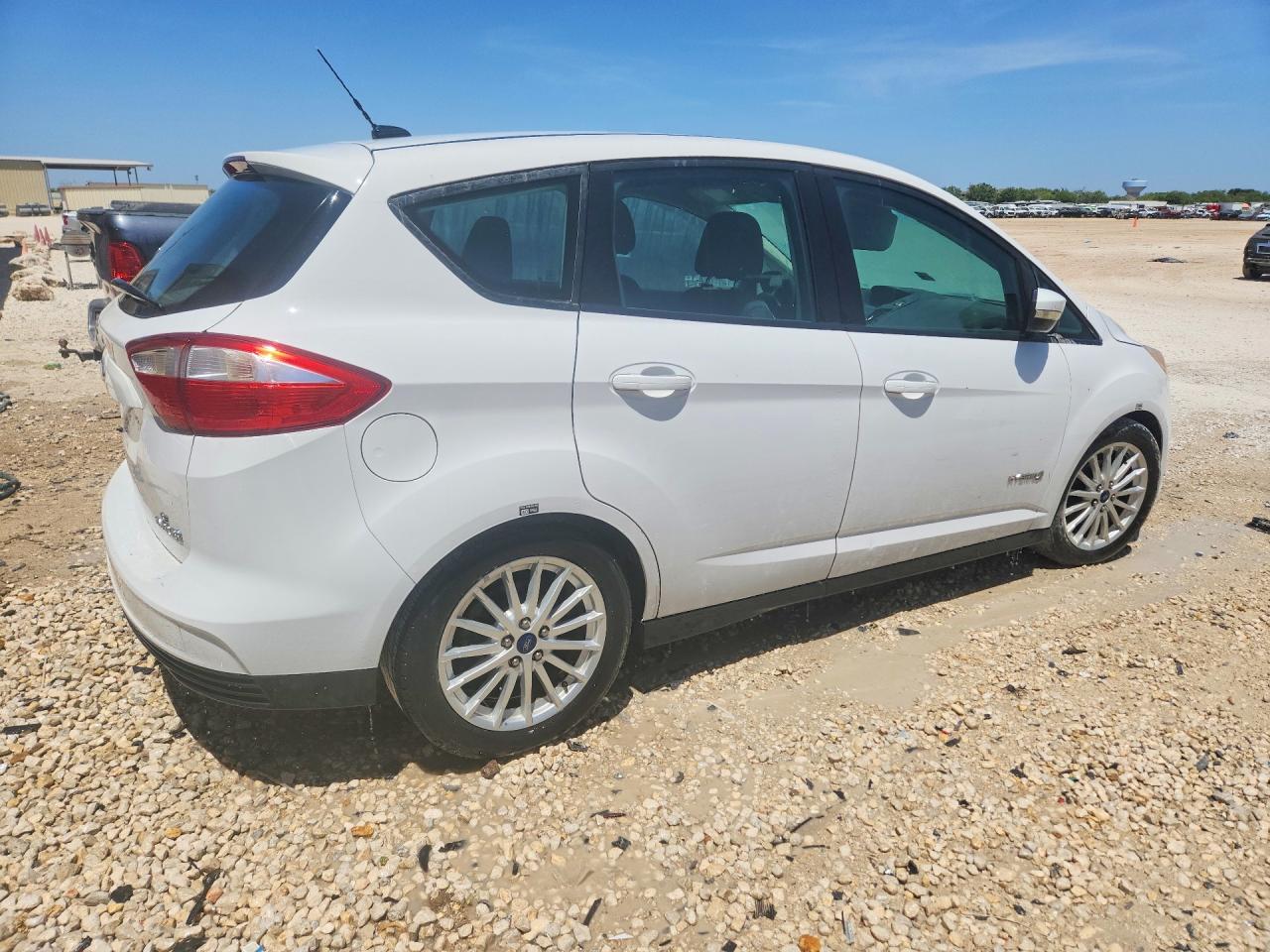 2014 Ford C-max Se White vin: 1FADP5AU8EL509468