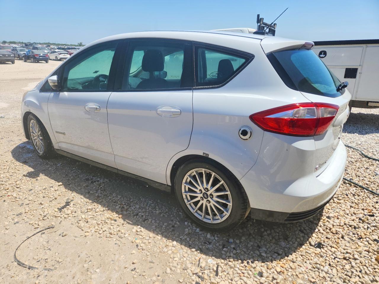 2014 Ford C-max Se White vin: 1FADP5AU8EL509468