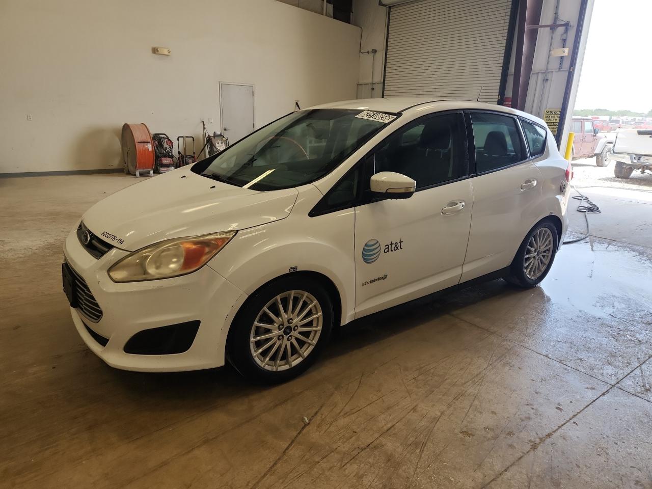 2014 Ford C-max Se White vin: 1FADP5AU8EL509468 Damage: Front Bumper/Cover, Scraped, 5 To 6 Inches
