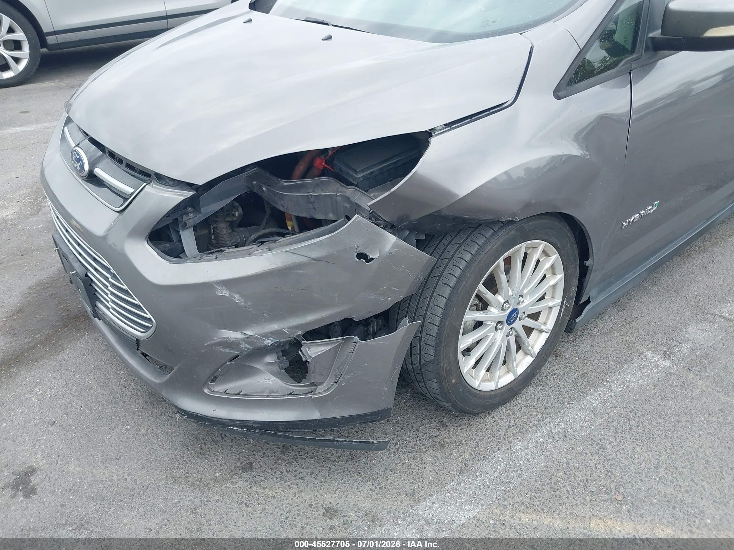 2014 Ford C-max Hybrid Se Серый vin: 1FADP5AU8EL519191