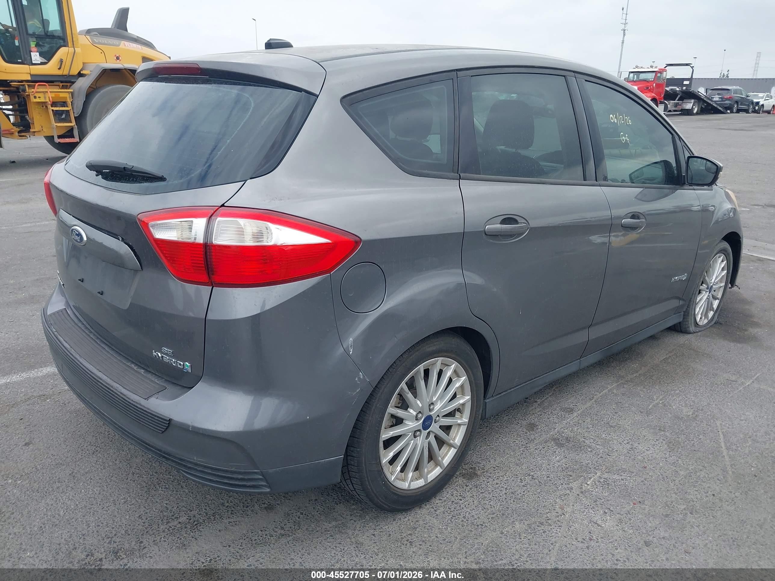 2014 Ford C-max Hybrid Se Серый vin: 1FADP5AU8EL519191