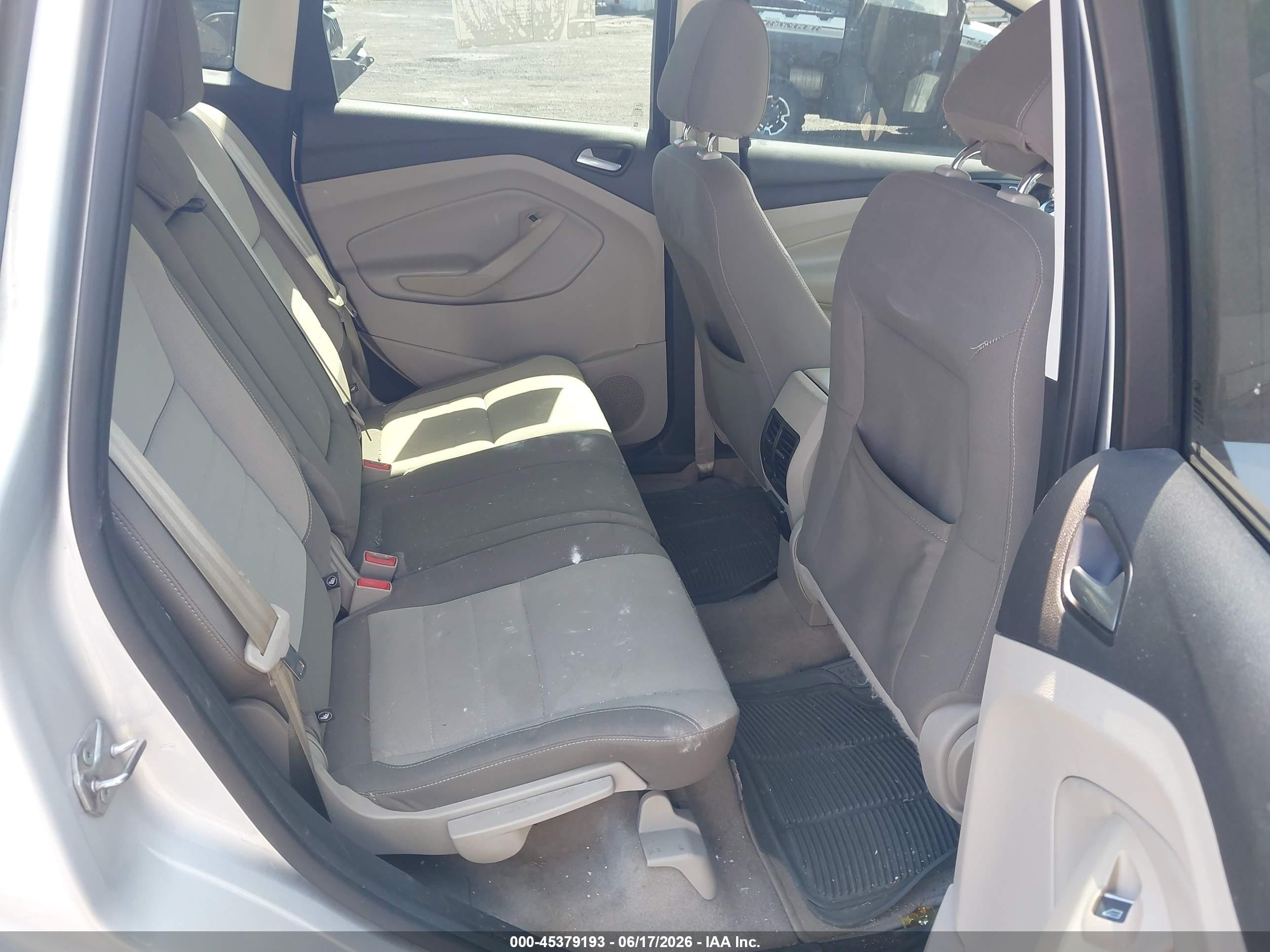 2014 Ford C-max Hybrid Se Silver vin: 1FADP5AU8EL519630