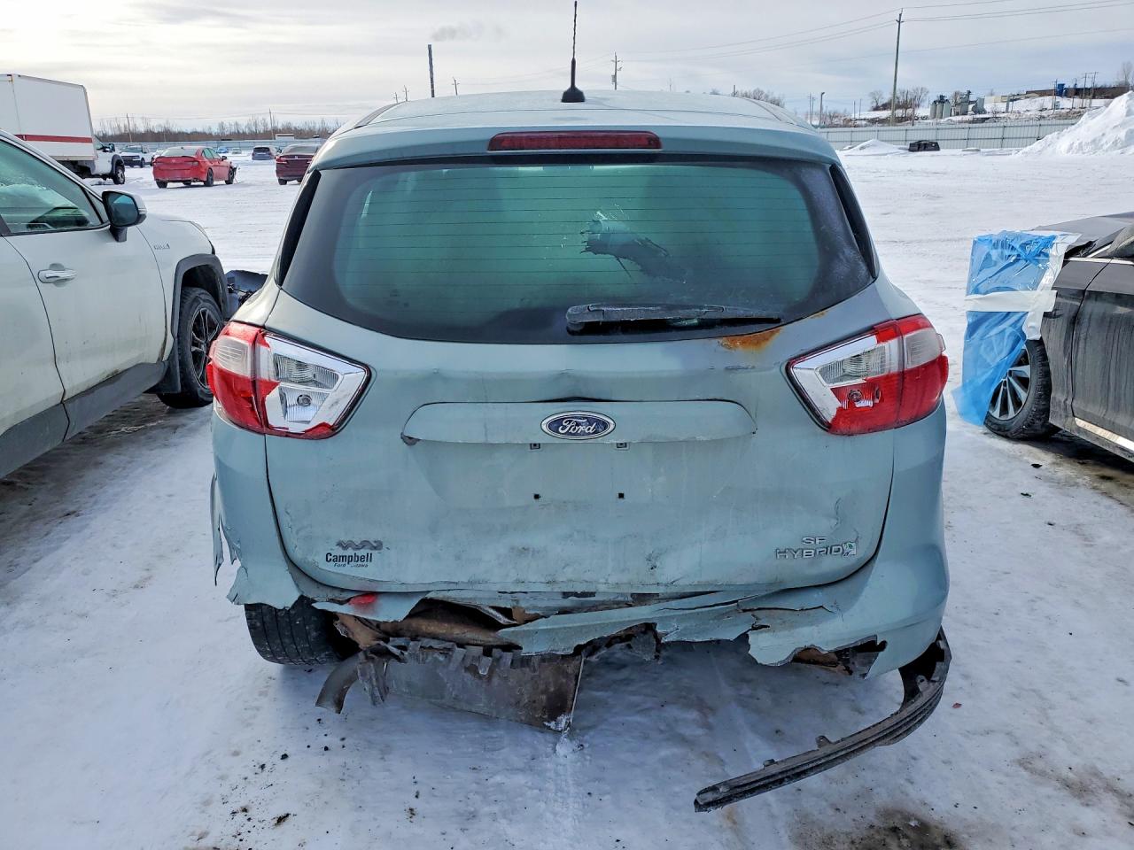 2014 Ford C-max Se Turquoise vin: 1FADP5AU8EL520633