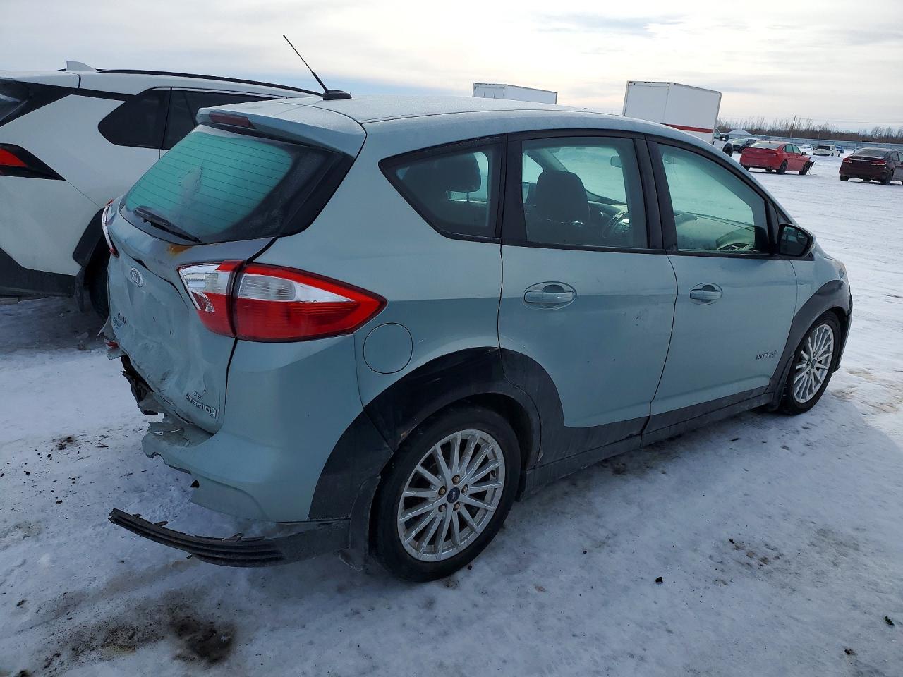 2014 Ford C-max Se Turquoise vin: 1FADP5AU8EL520633