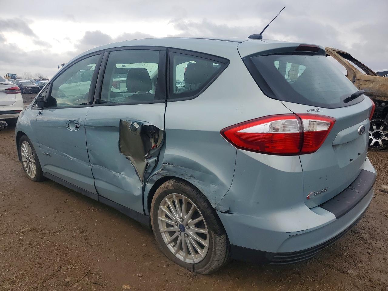 2014 Ford C-max Se Green vin: 1FADP5AU8EL520941
