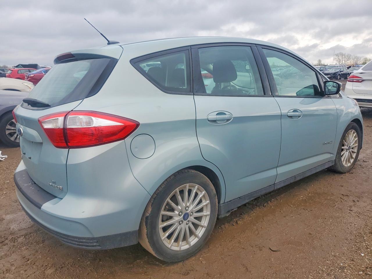 2014 Ford C-max Se Green vin: 1FADP5AU8EL520941