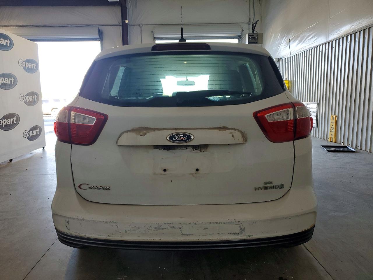 2015 Ford C-max Se White vin: 1FADP5AU8FL101361