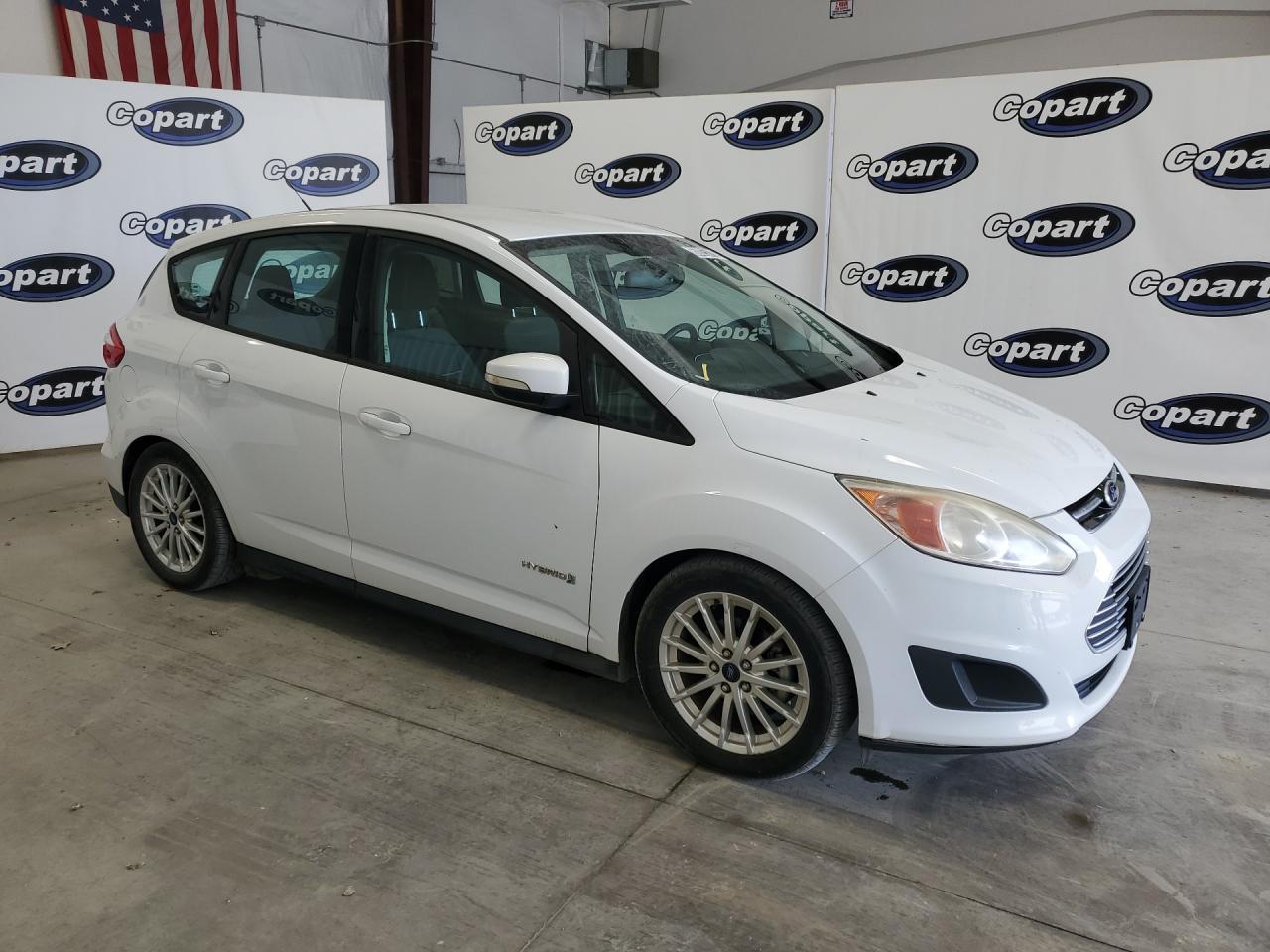 2015 Ford C-max Se White vin: 1FADP5AU8FL101361 Damage: Right Front Door, Multiple Scratches Heavy, 3