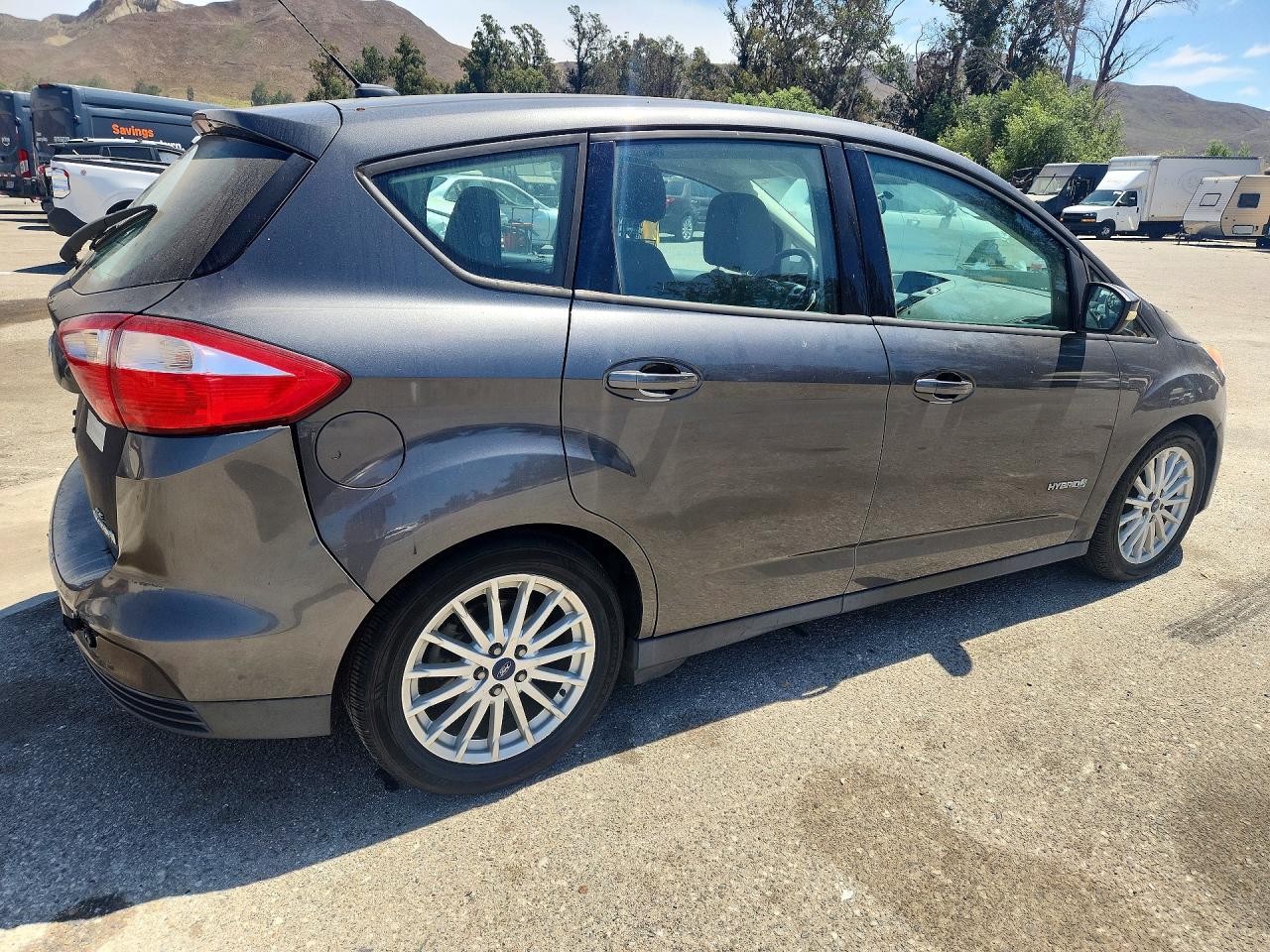 2015 Ford C-max Se Gray vin: 1FADP5AU8FL104857