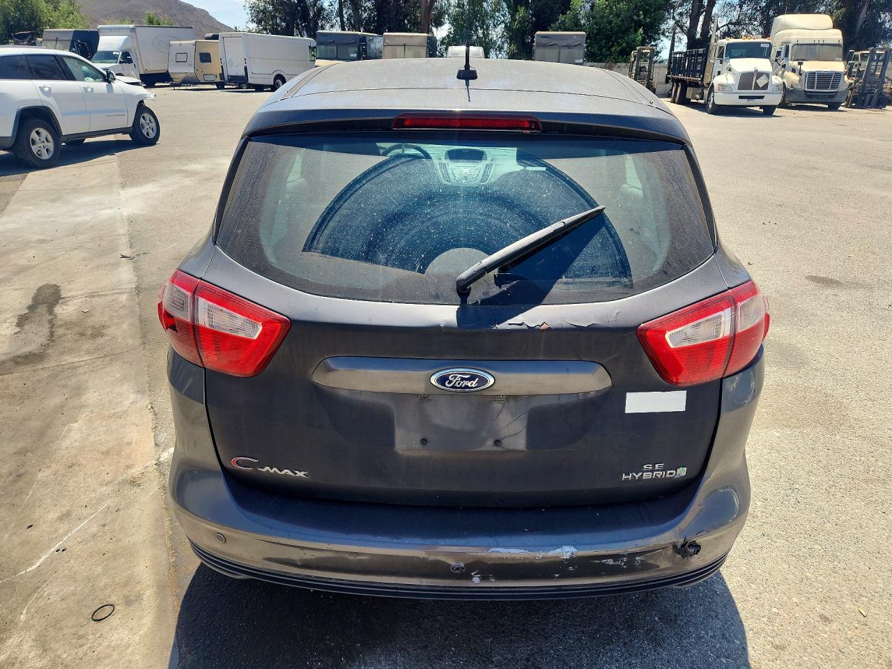 2015 Ford C-max Se Gray vin: 1FADP5AU8FL104857