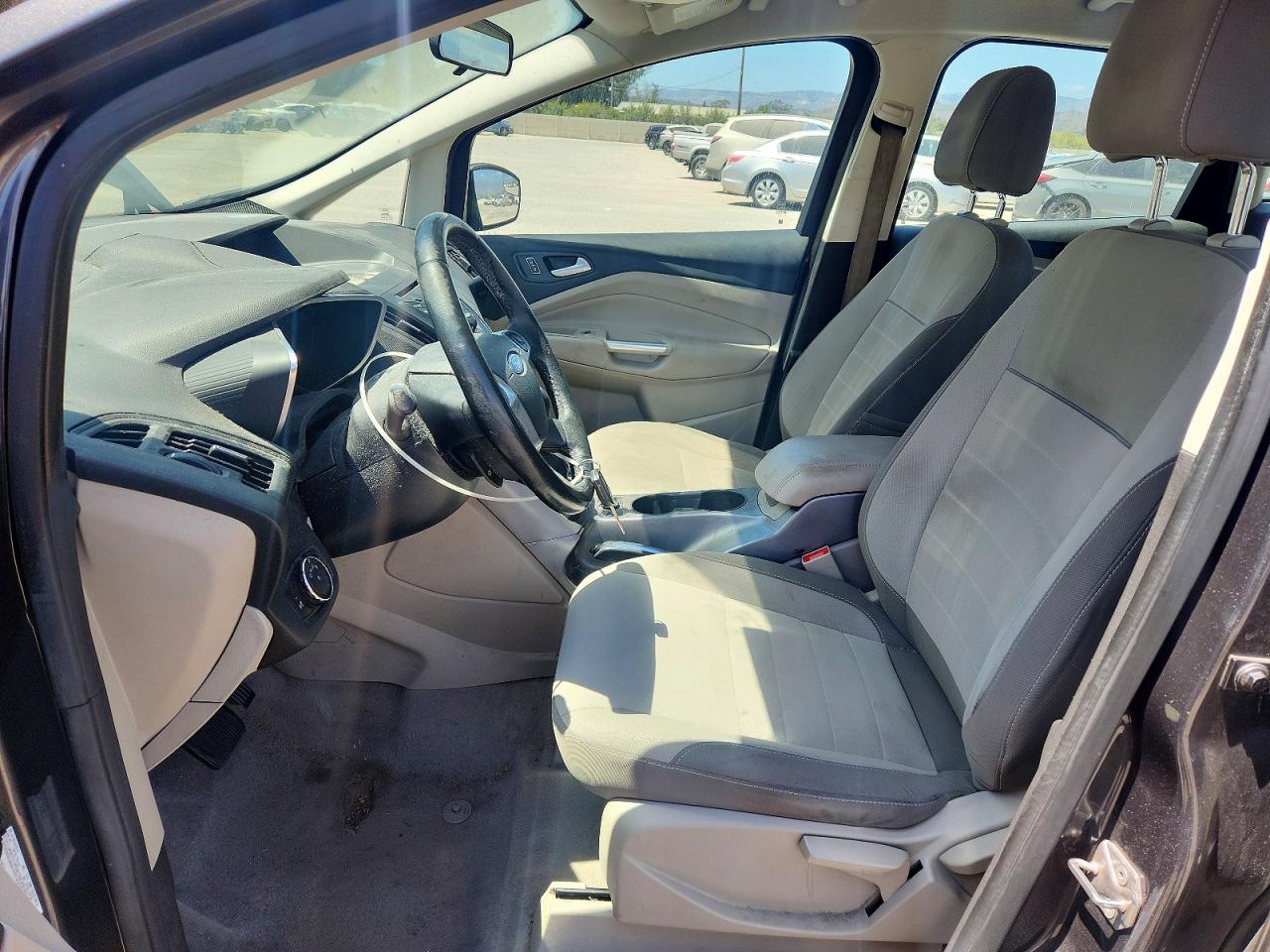 2015 Ford C-max Se Gray vin: 1FADP5AU8FL104857