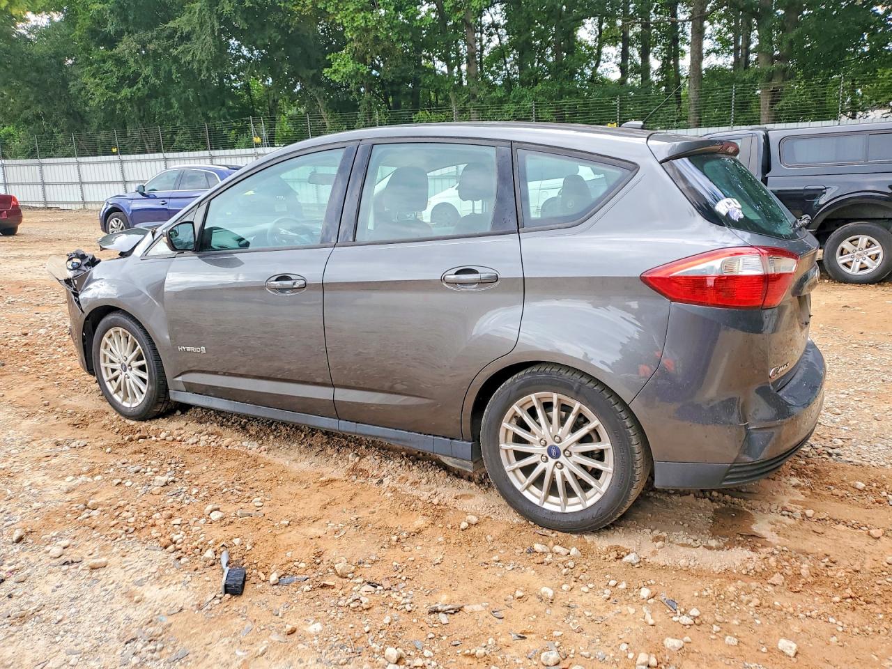 2015 Ford C-max Se Gray vin: 1FADP5AU8FL108293