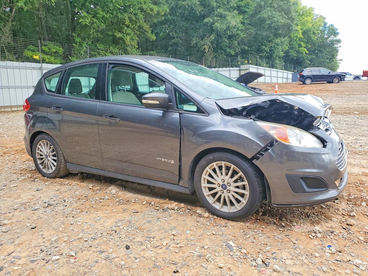 2015 Ford C-max Se Gray vin: 1FADP5AU8FL108293
