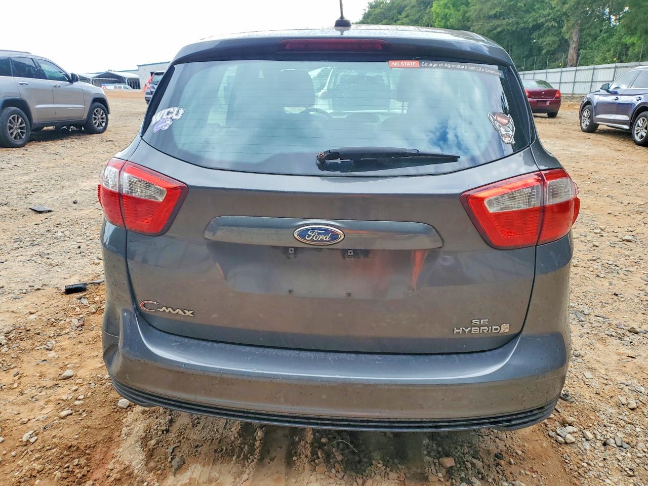 2015 Ford C-max Se Gray vin: 1FADP5AU8FL108293