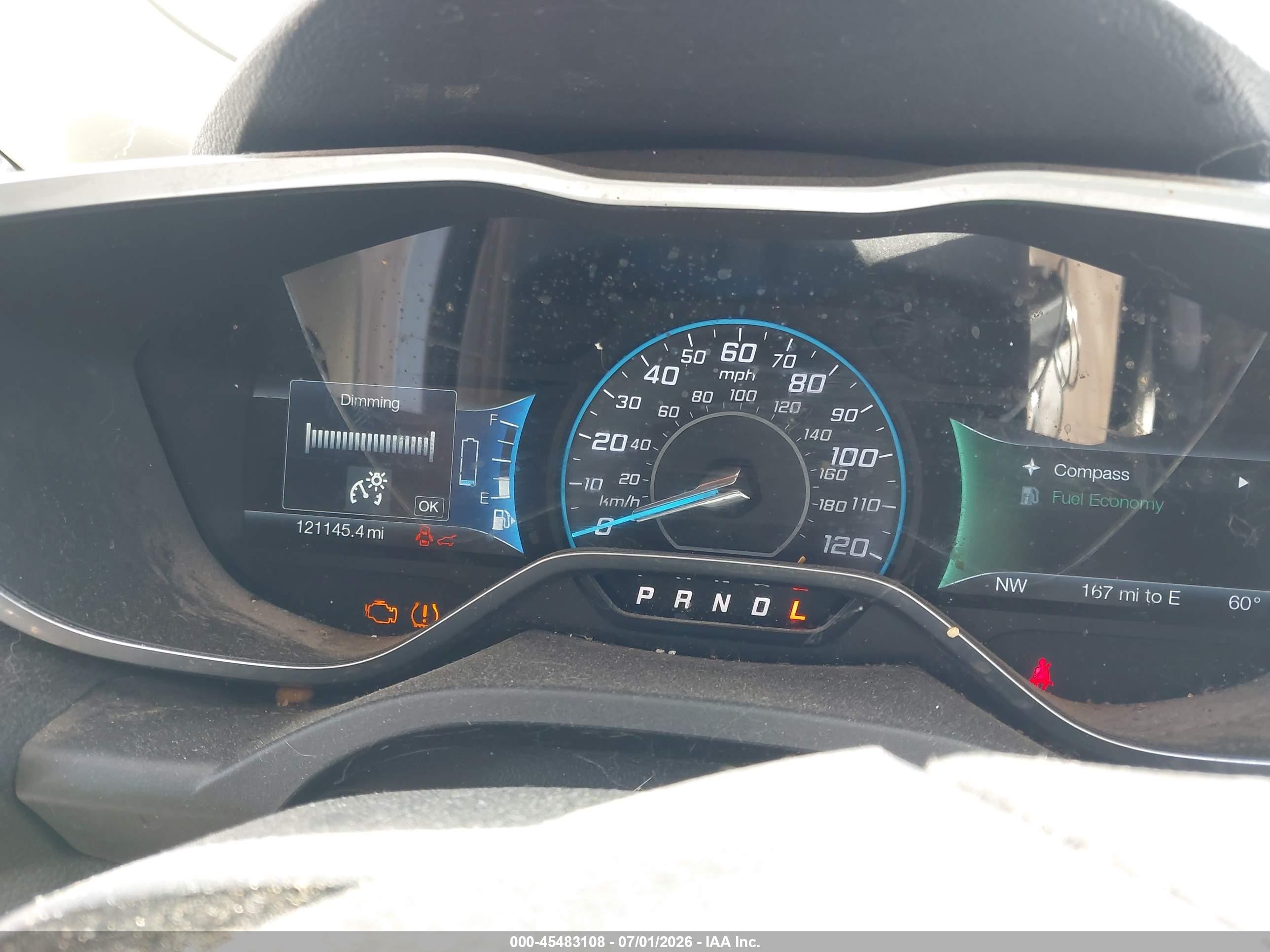 2015 Ford C-max Hybrid Se Silver vin: 1FADP5AU8FL121531