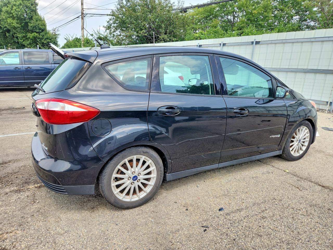 2015 Ford C-max Se Black vin: 1FADP5AU8FL123554