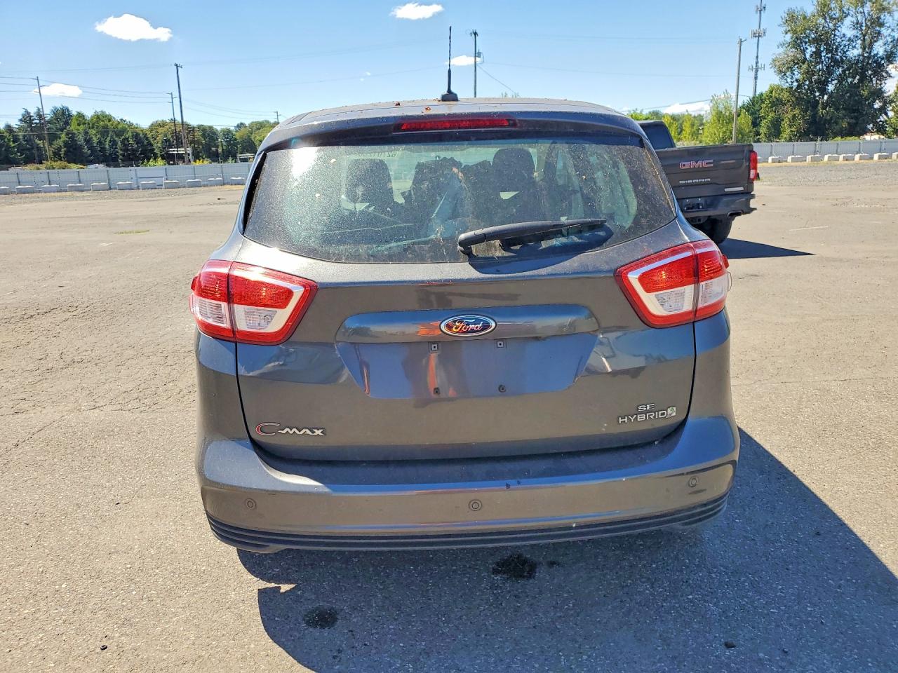 2017 Ford C-max Se Gray vin: 1FADP5AU8HL108507