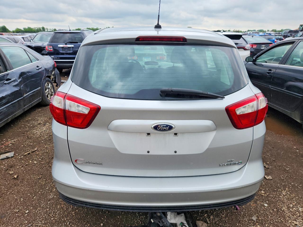 2013 Ford C-max Se Silver vin: 1FADP5AU9DL533650