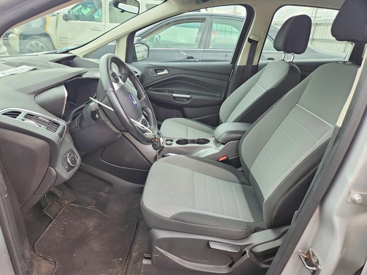 2013 Ford C-max Se Silver vin: 1FADP5AU9DL533650