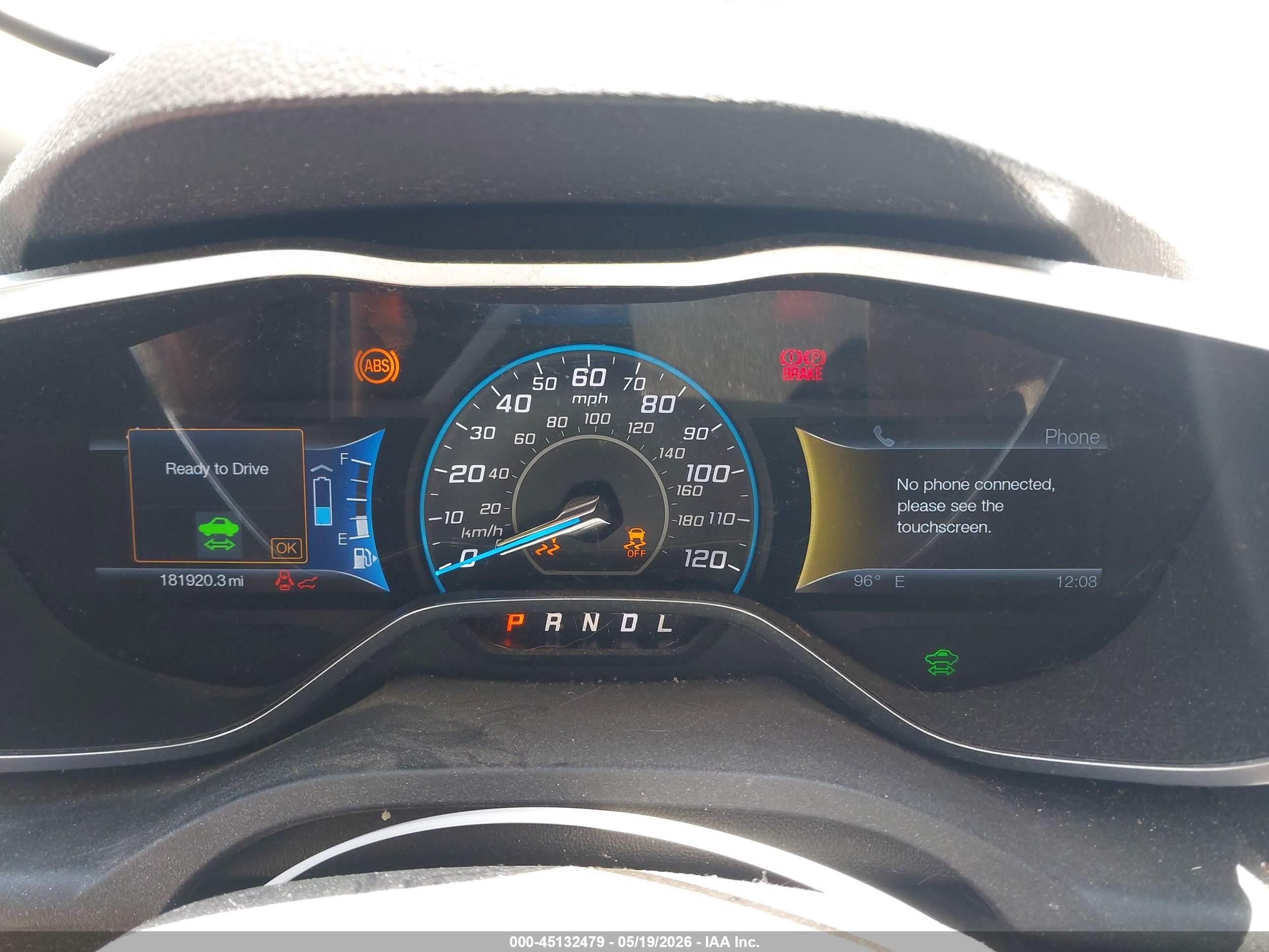 2013 Ford C-max Hybrid Se Gray vin: 1FADP5AU9DL547208