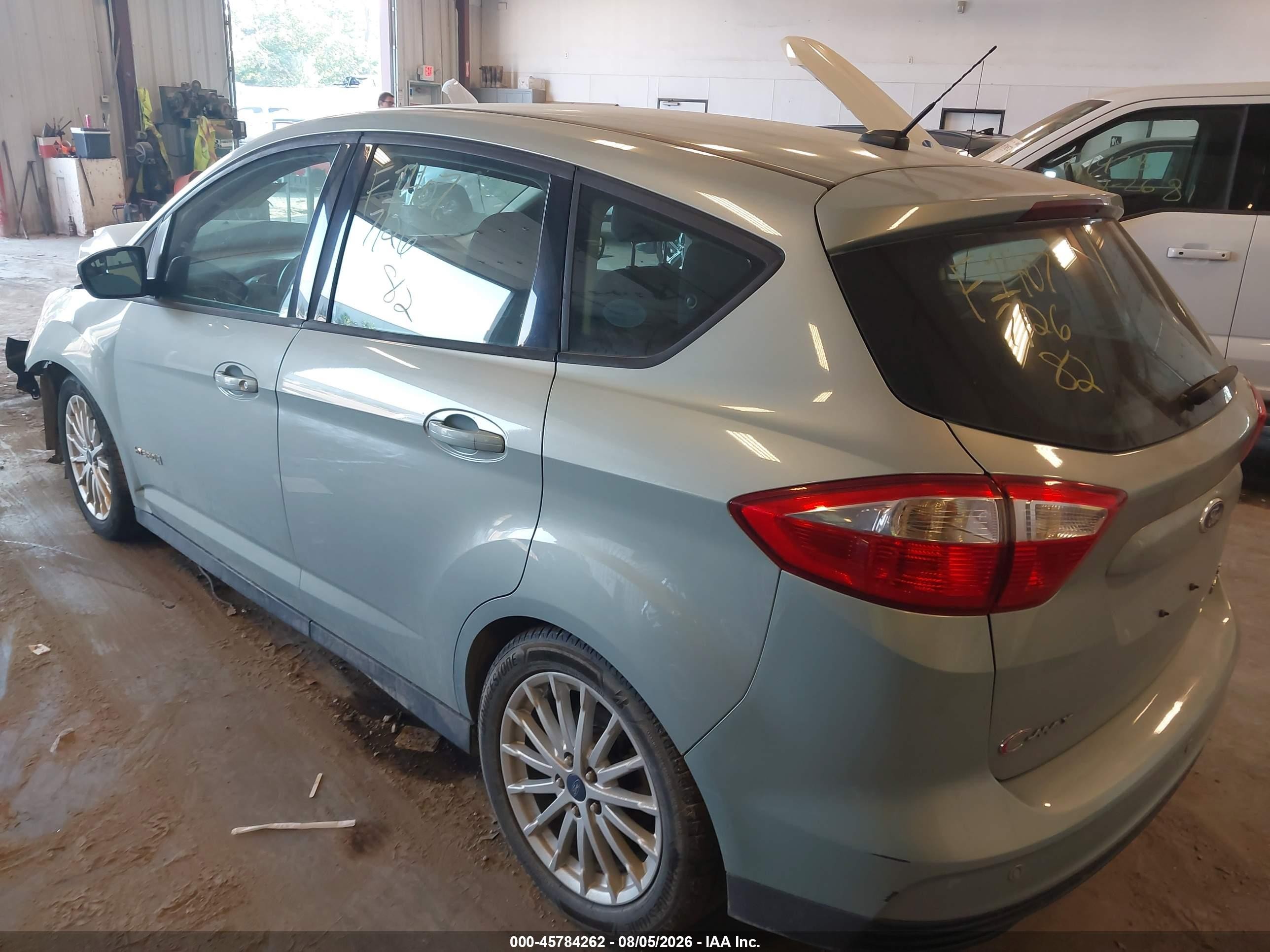 2013 Ford C-max Hybrid Se Blue vin: 1FADP5AU9DL550044