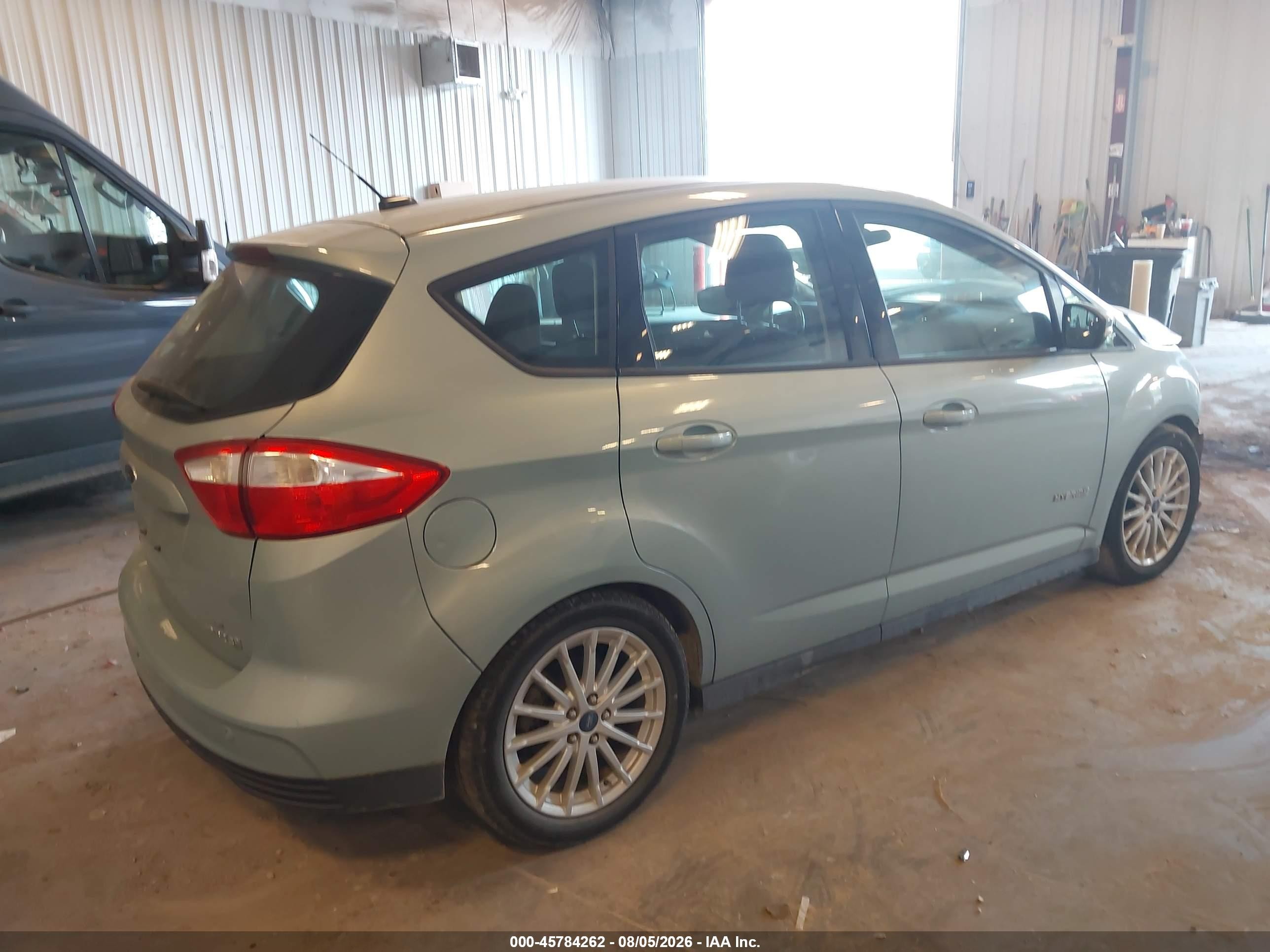 2013 Ford C-max Hybrid Se Blue vin: 1FADP5AU9DL550044