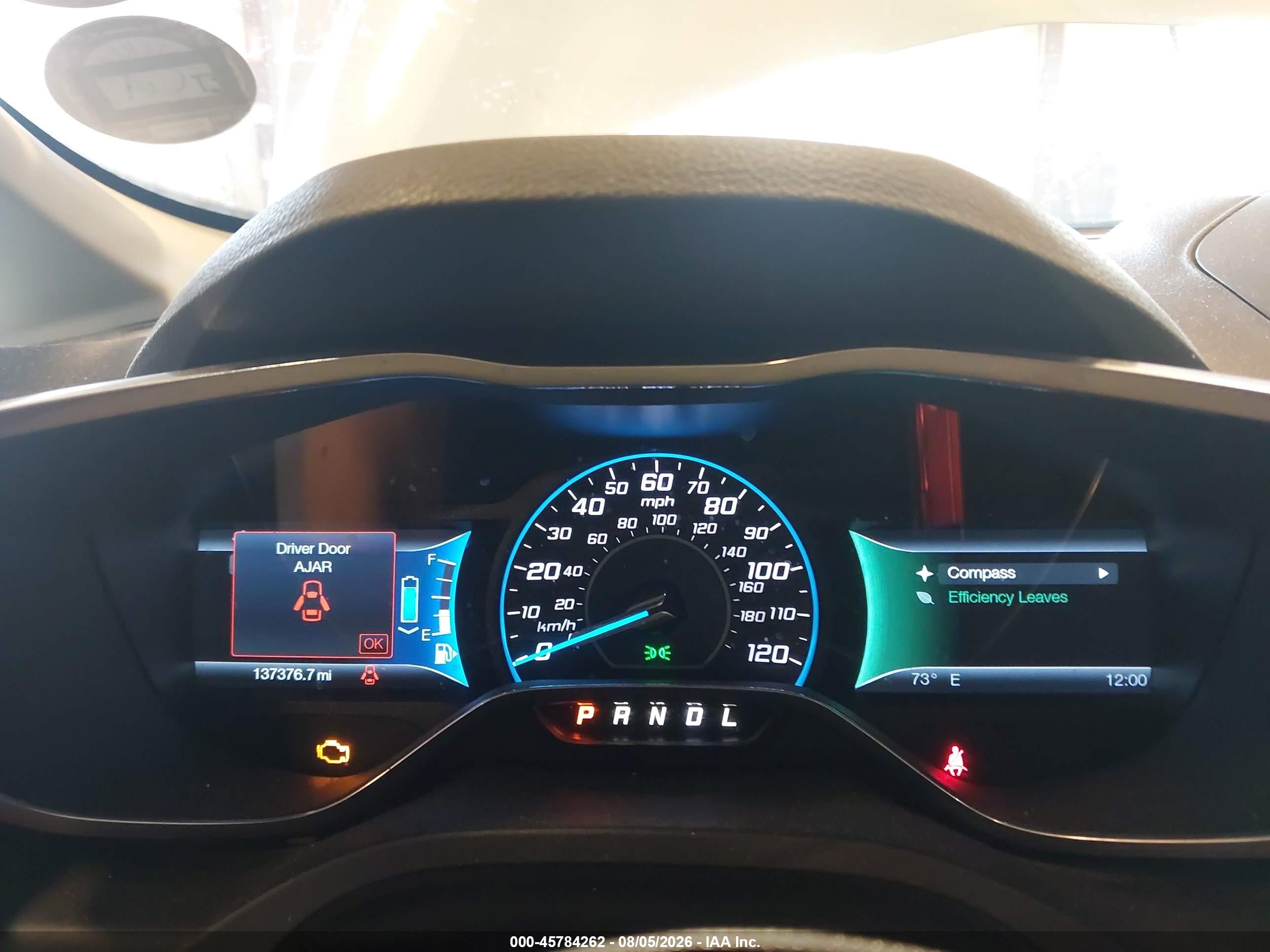 2013 Ford C-max Hybrid Se Blue vin: 1FADP5AU9DL550044