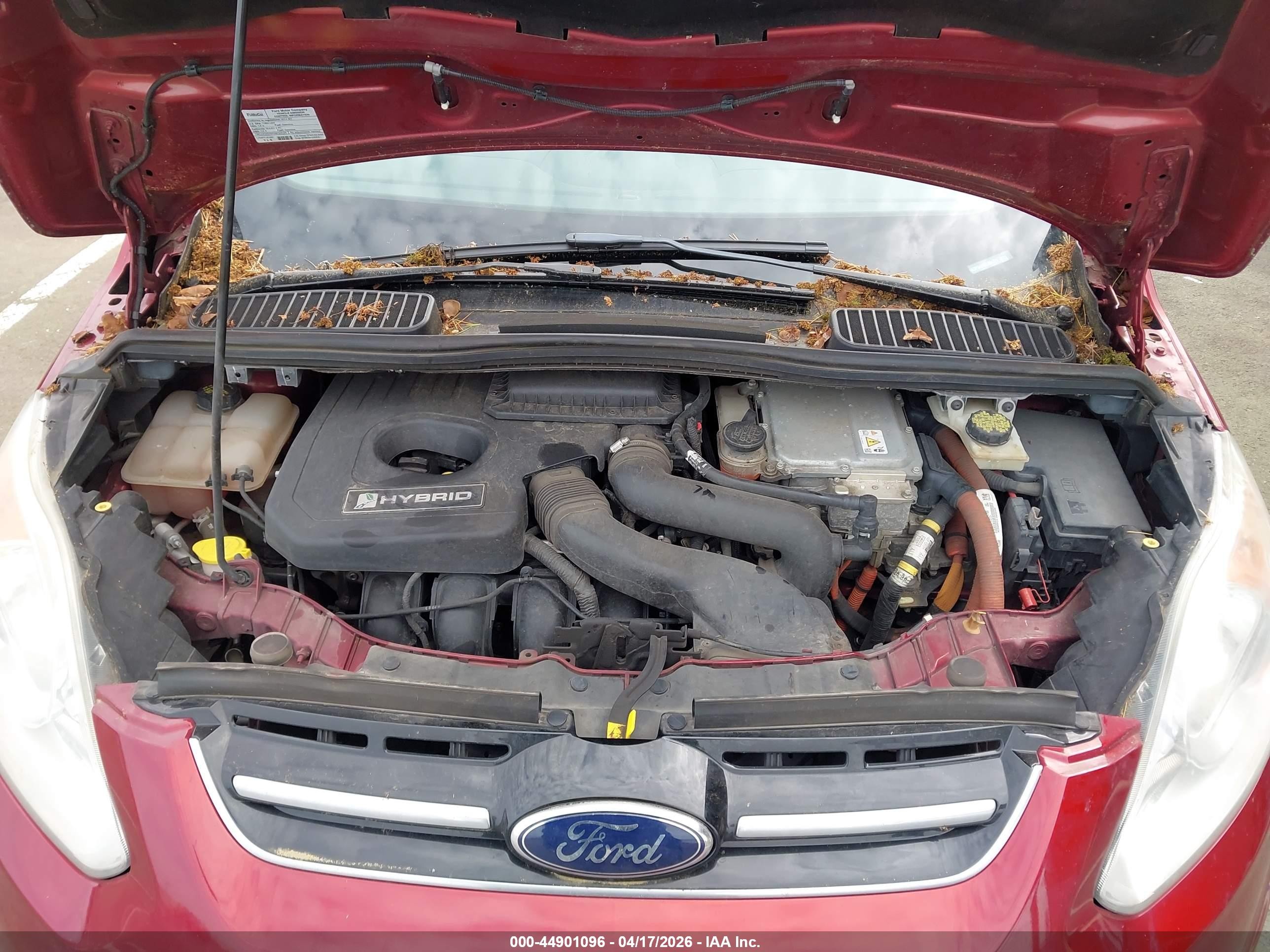 2014 Ford C-max Hybrid Se Красный vin: 1FADP5AU9EL501721