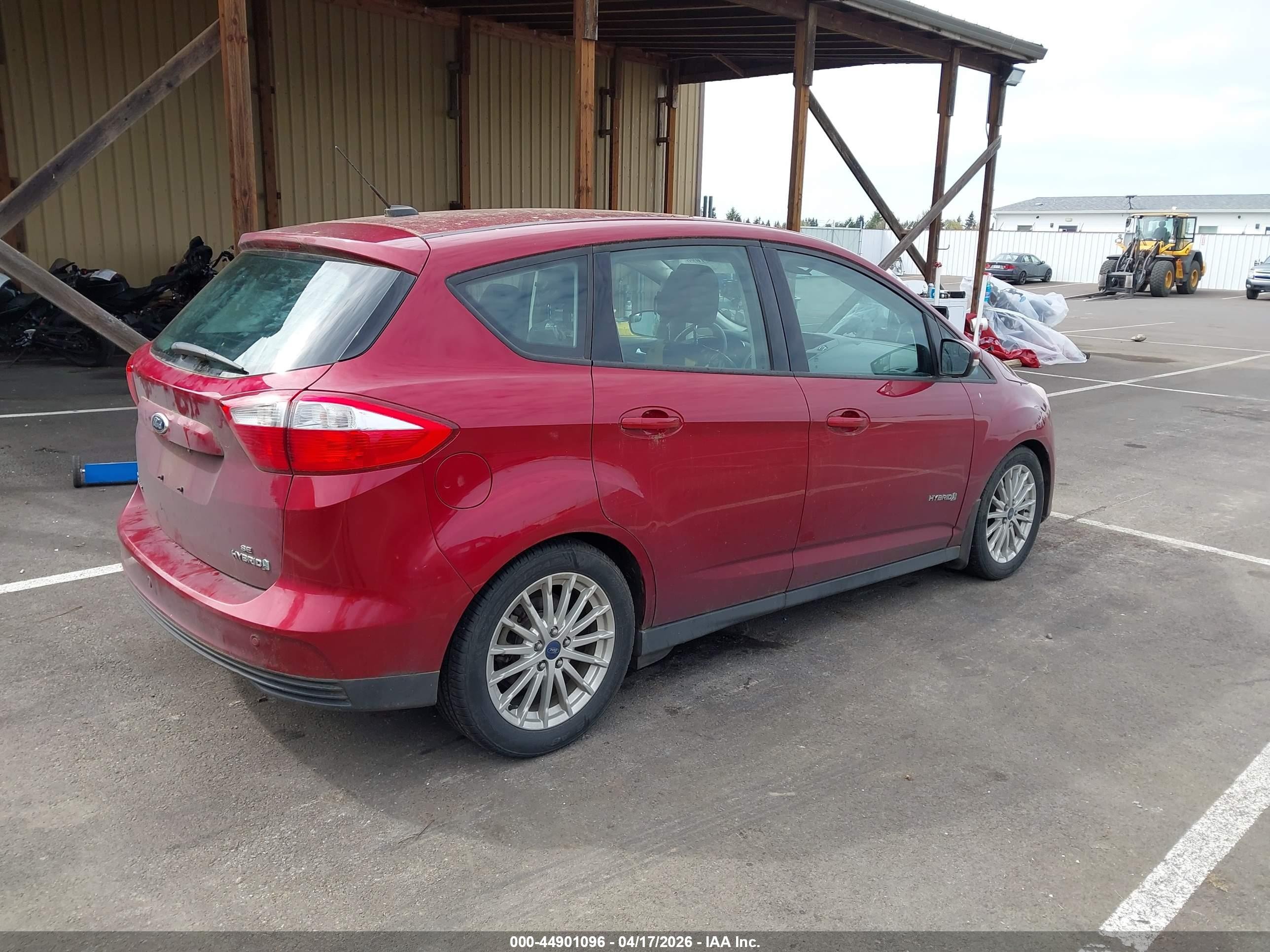 2014 Ford C-max Hybrid Se Красный vin: 1FADP5AU9EL501721