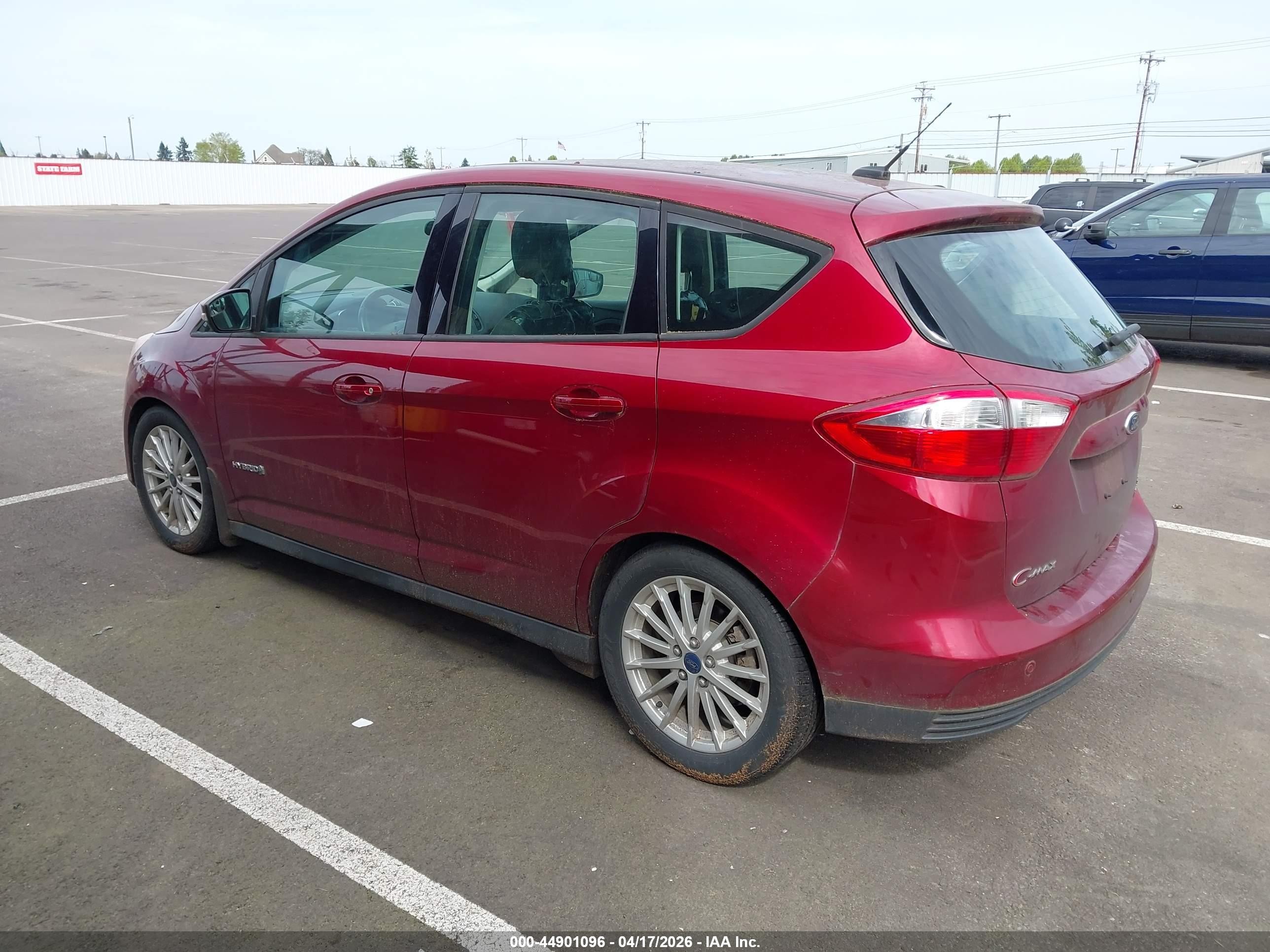 2014 Ford C-max Hybrid Se Красный vin: 1FADP5AU9EL501721