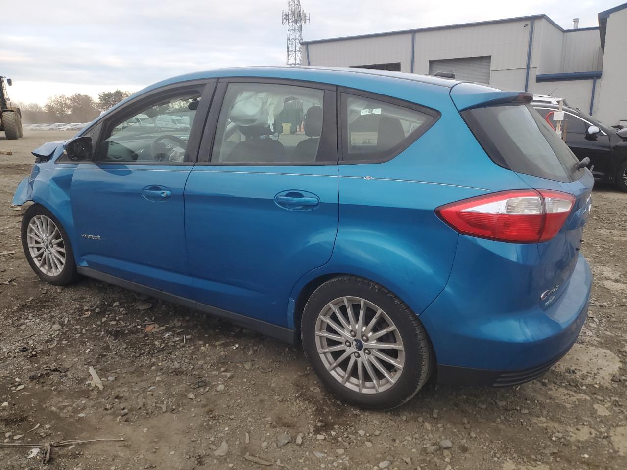 2014 Ford C-max Se Blue vin: 1FADP5AU9EL504327