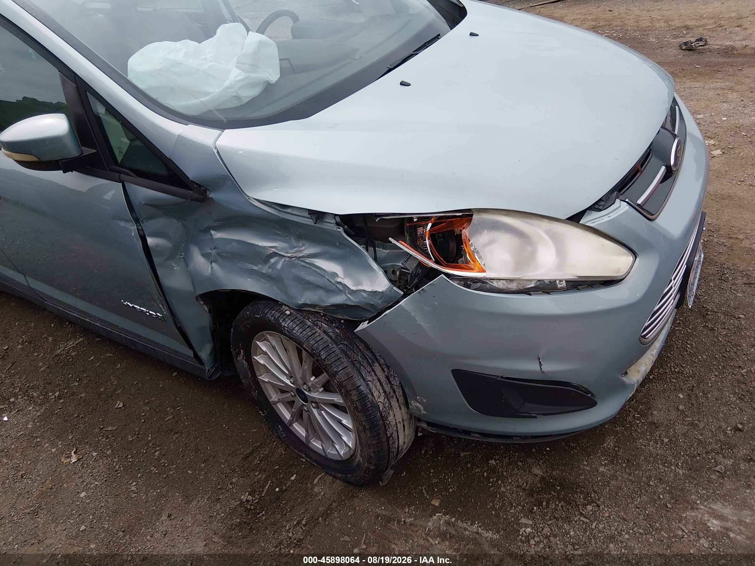 2014 Ford C-max Hybrid Se Turquoise vin: 1FADP5AU9EL520575