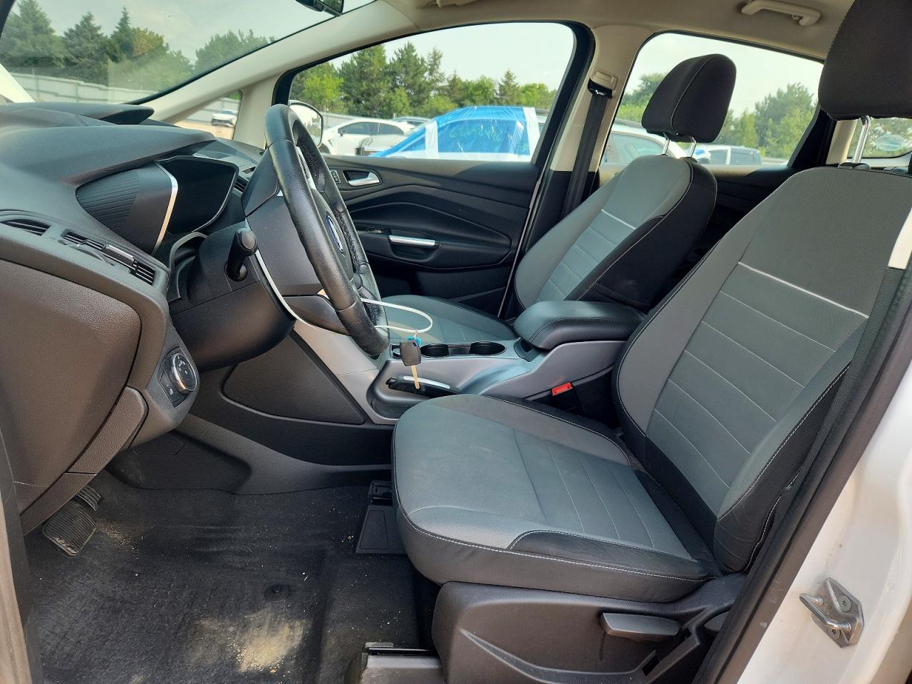 2015 Ford C-max Se White vin: 1FADP5AU9FL101241