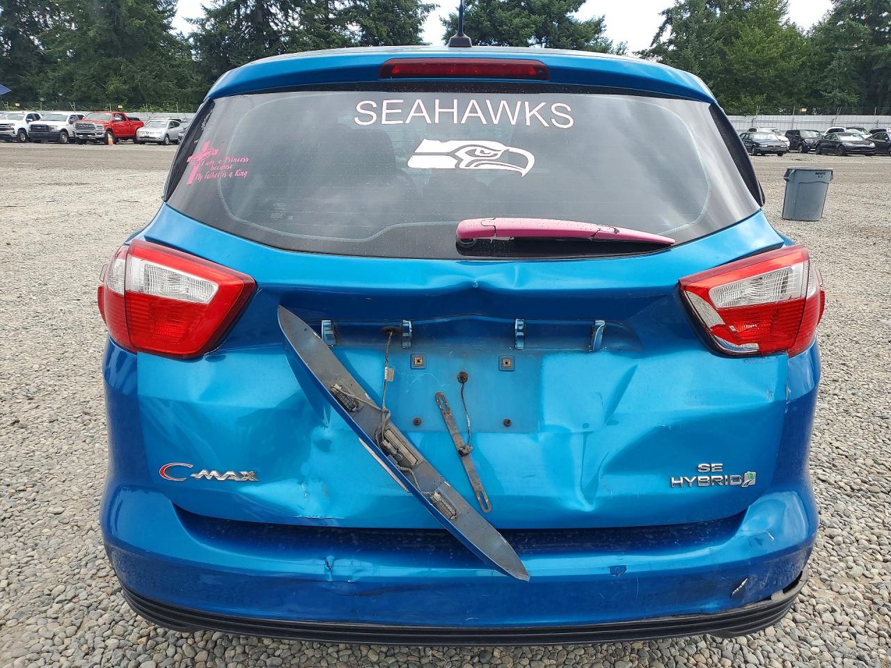 2015 Ford C-max Se Blue vin: 1FADP5AU9FL118279