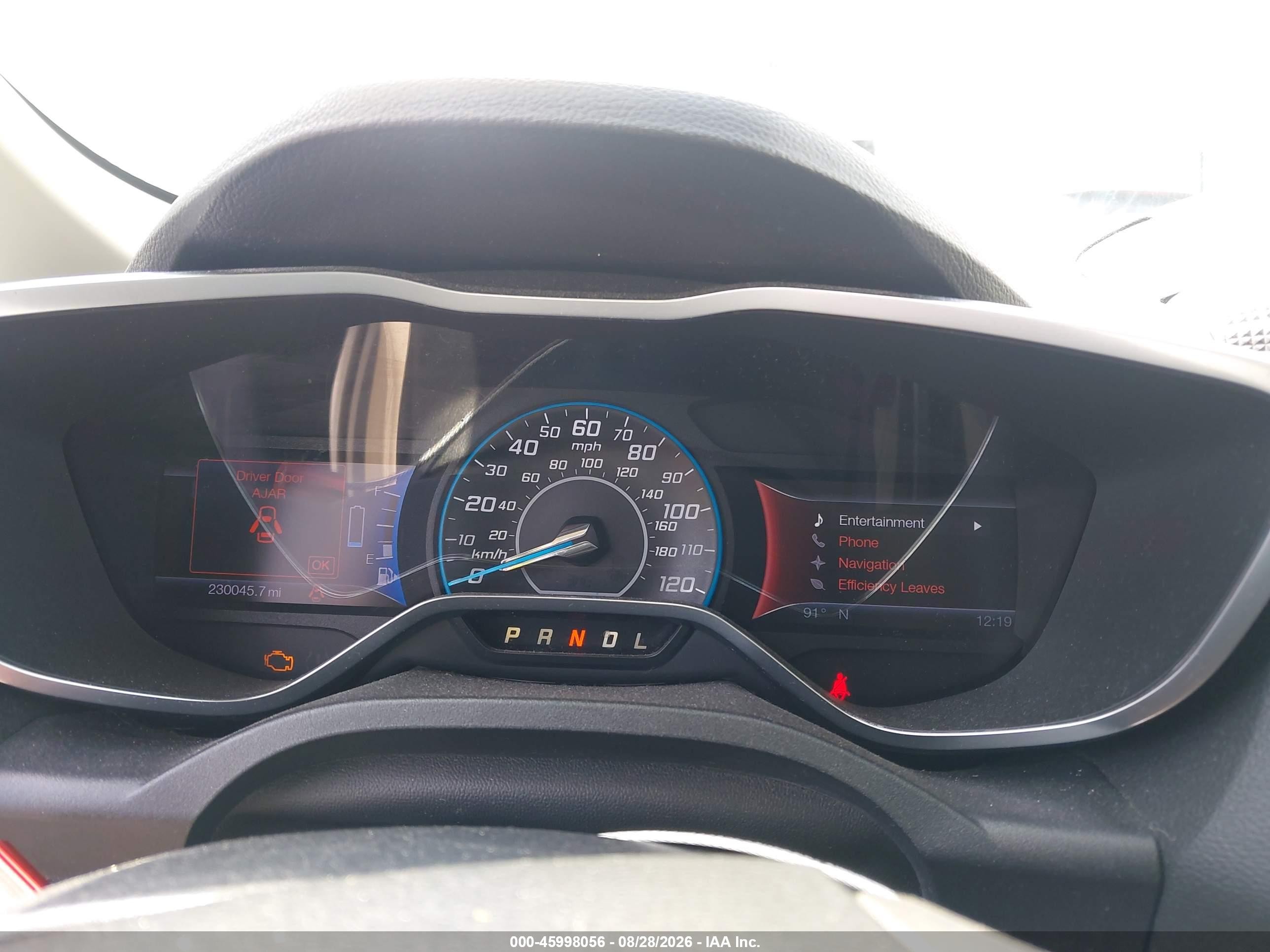2013 Ford C-max Hybrid Se Белый vin: 1FADP5AUXDL502780