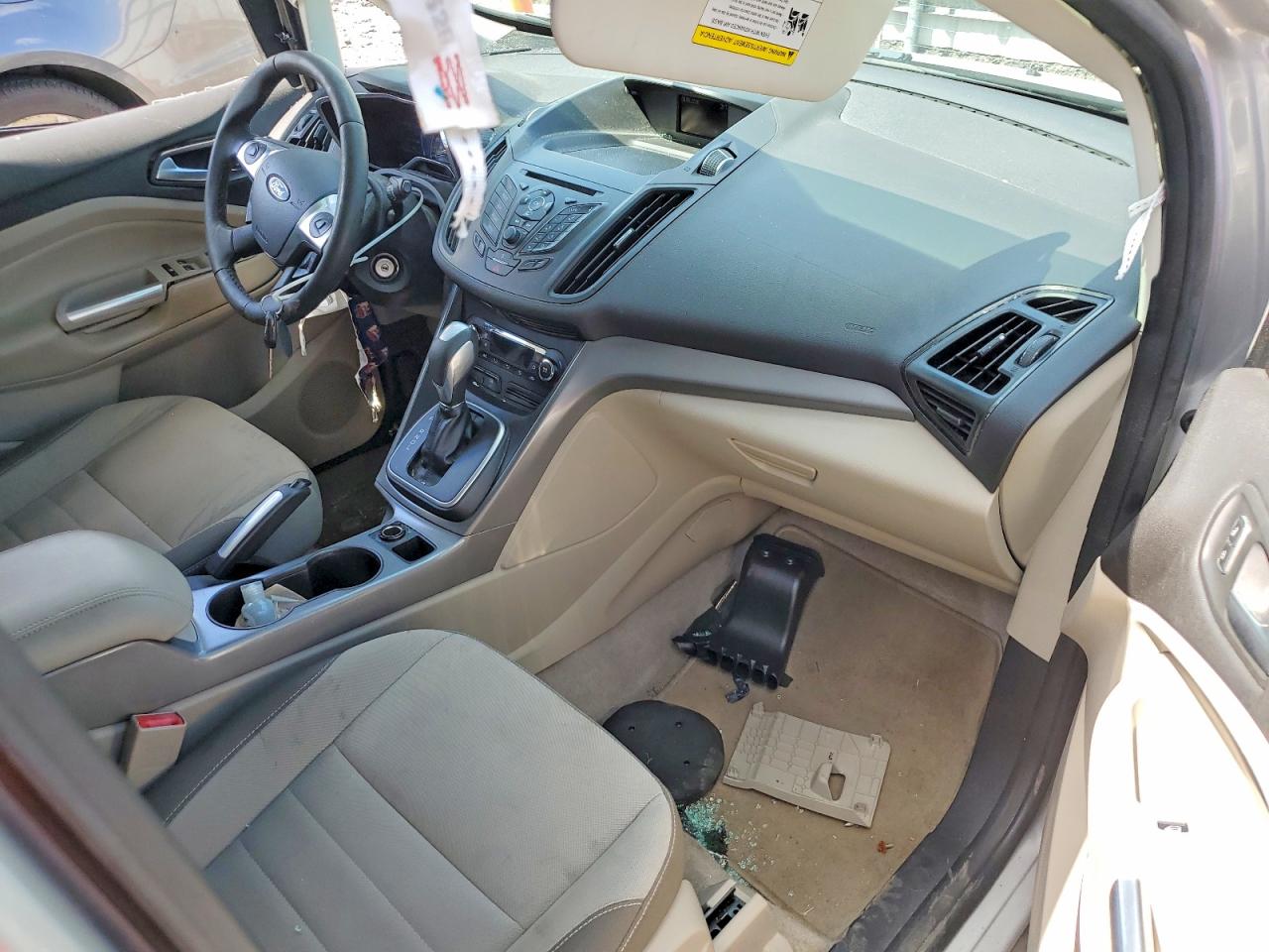 2013 Ford C-max Se Silver vin: 1FADP5AUXDL507056
