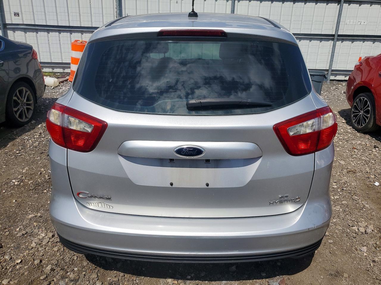 2013 Ford C-max Se Silver vin: 1FADP5AUXDL507056