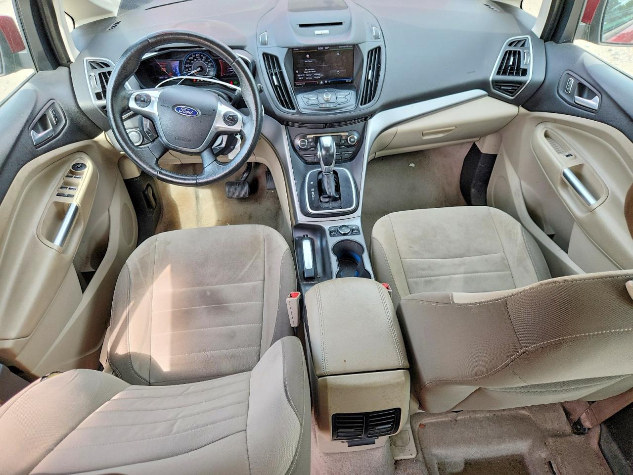 2013 Ford C-max Se Red vin: 1FADP5AUXDL508868