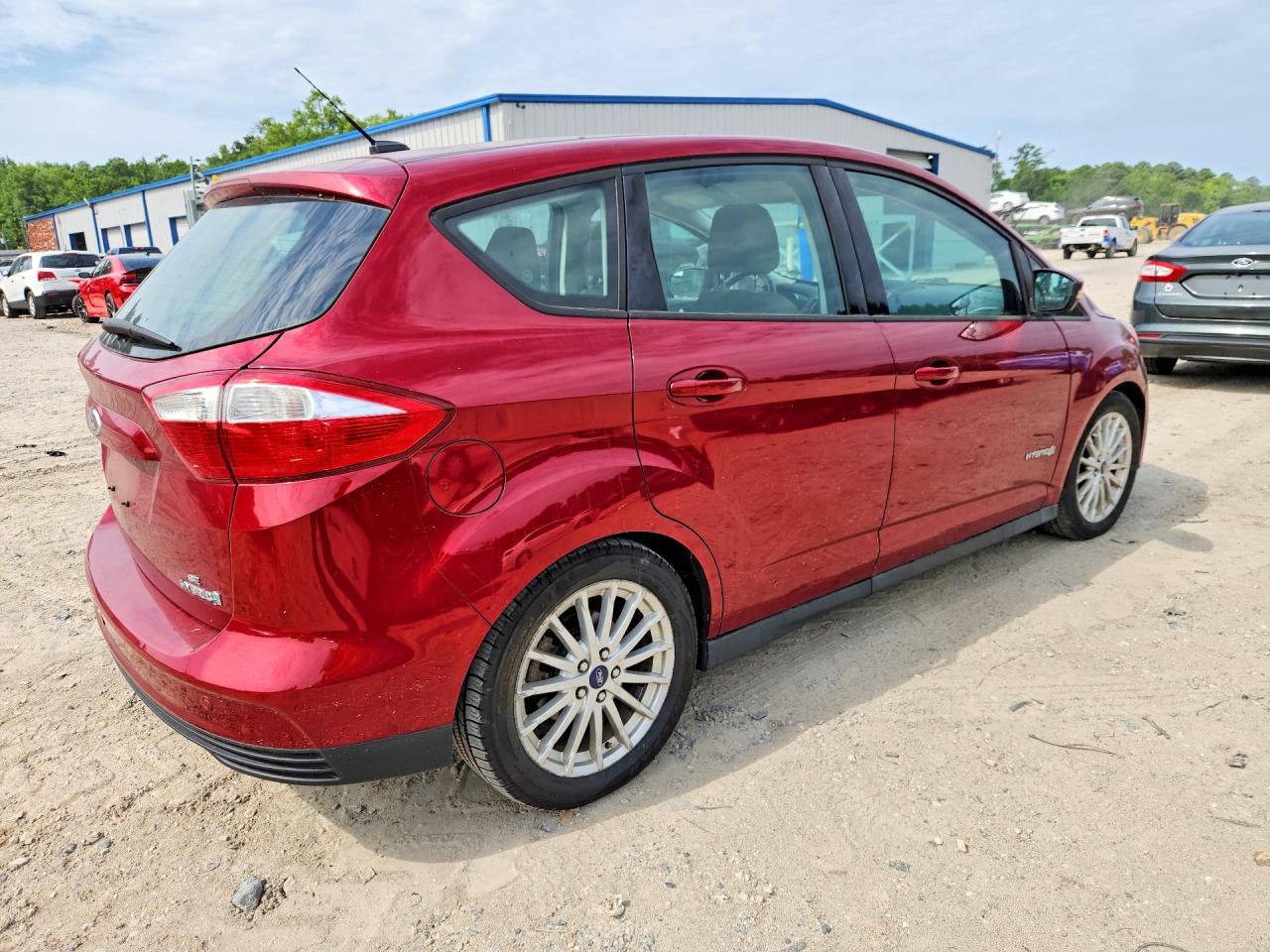 2013 Ford C-max Se Red vin: 1FADP5AUXDL508868
