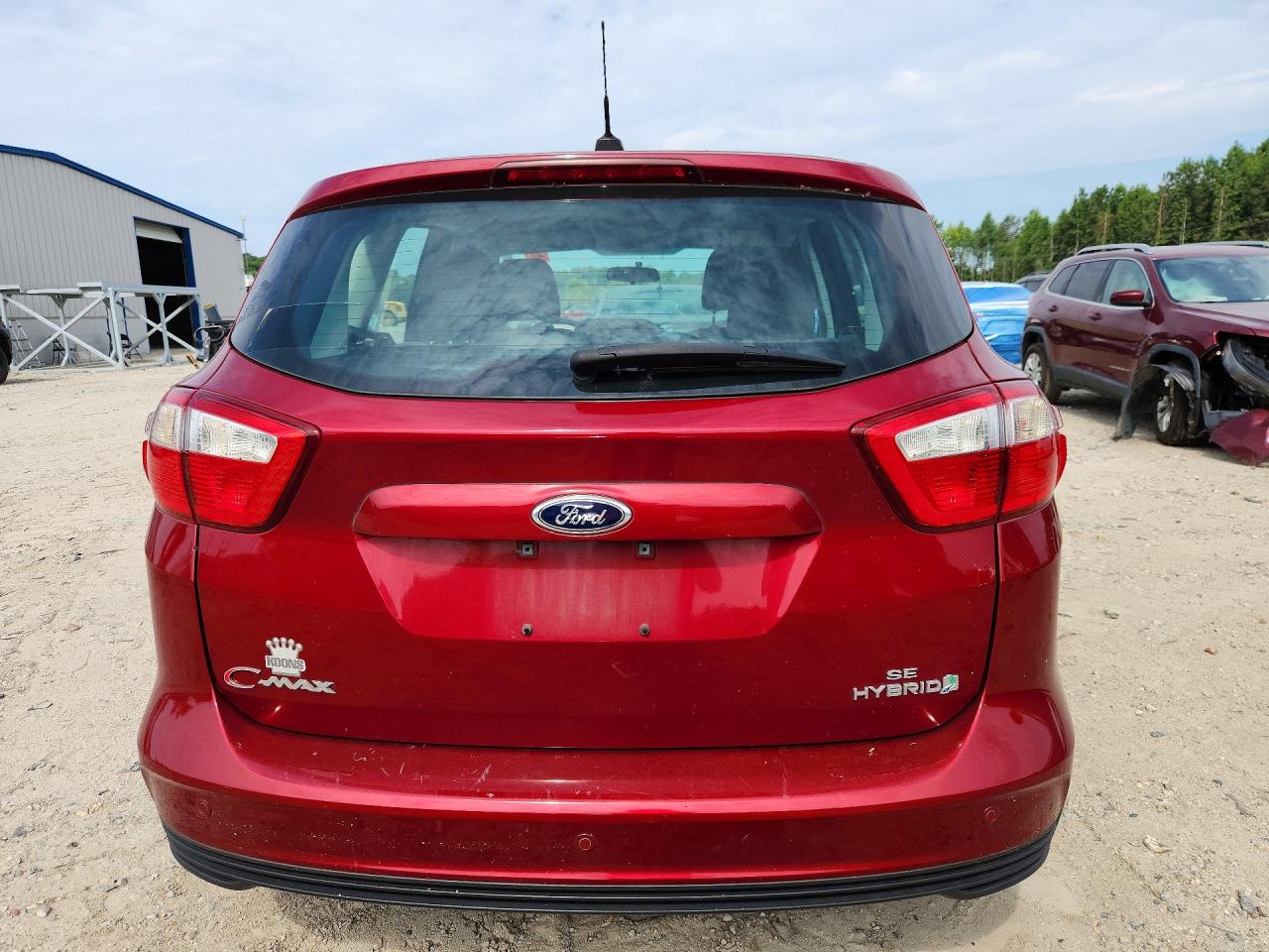 2013 Ford C-max Se Red vin: 1FADP5AUXDL508868