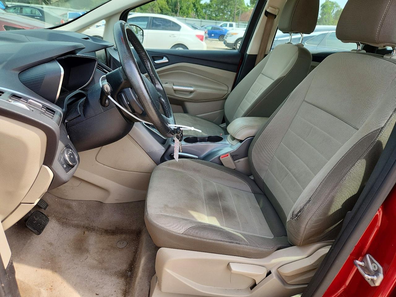 2013 Ford C-max Se Red vin: 1FADP5AUXDL508868