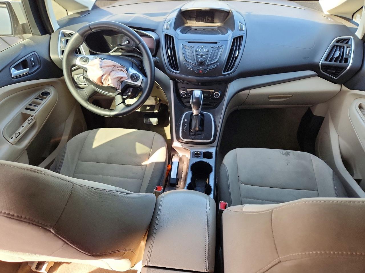 2013 Ford C-max Se White vin: 1FADP5AUXDL515948