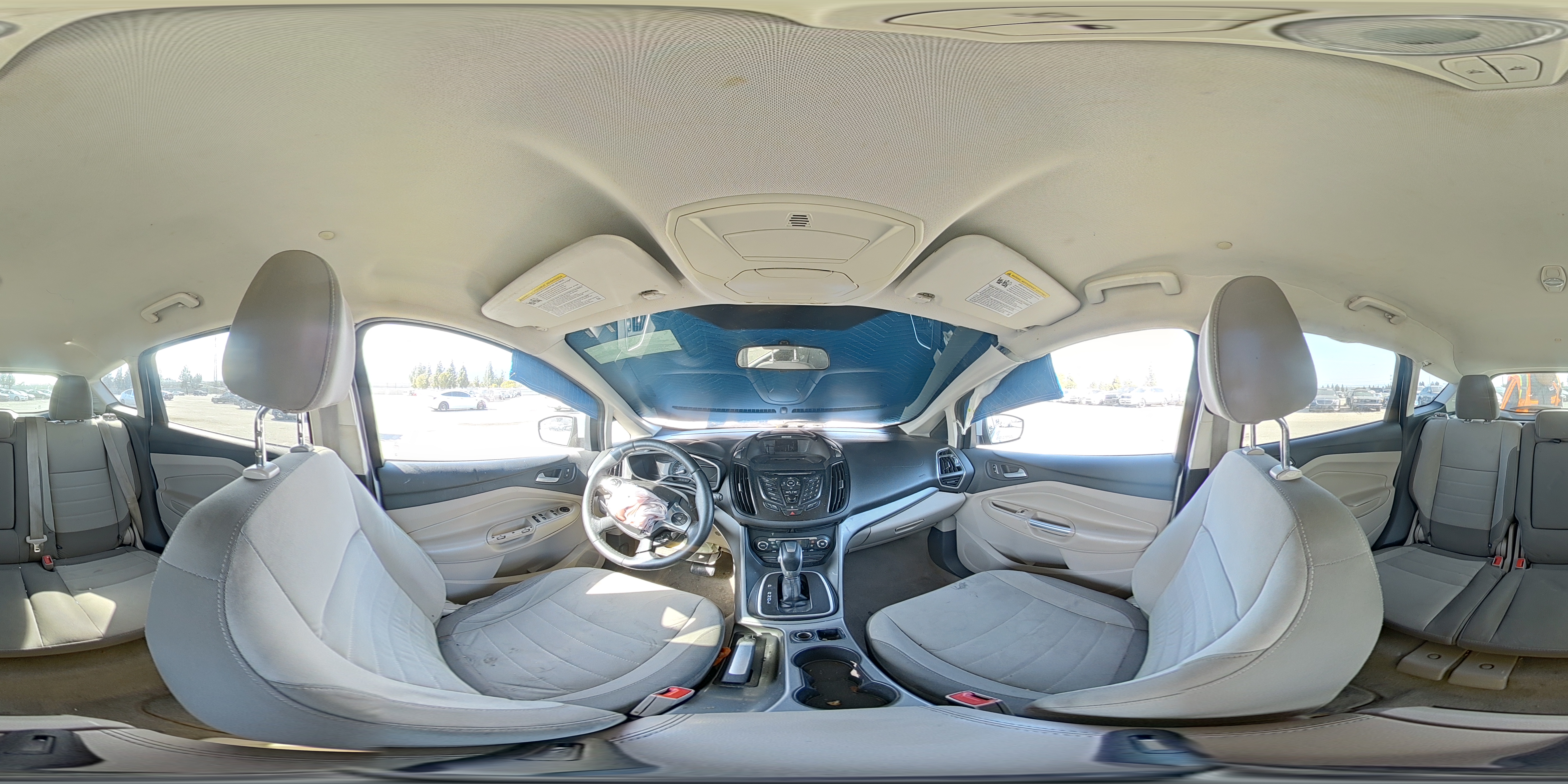 2013 Ford C-max Se White vin: 1FADP5AUXDL515948