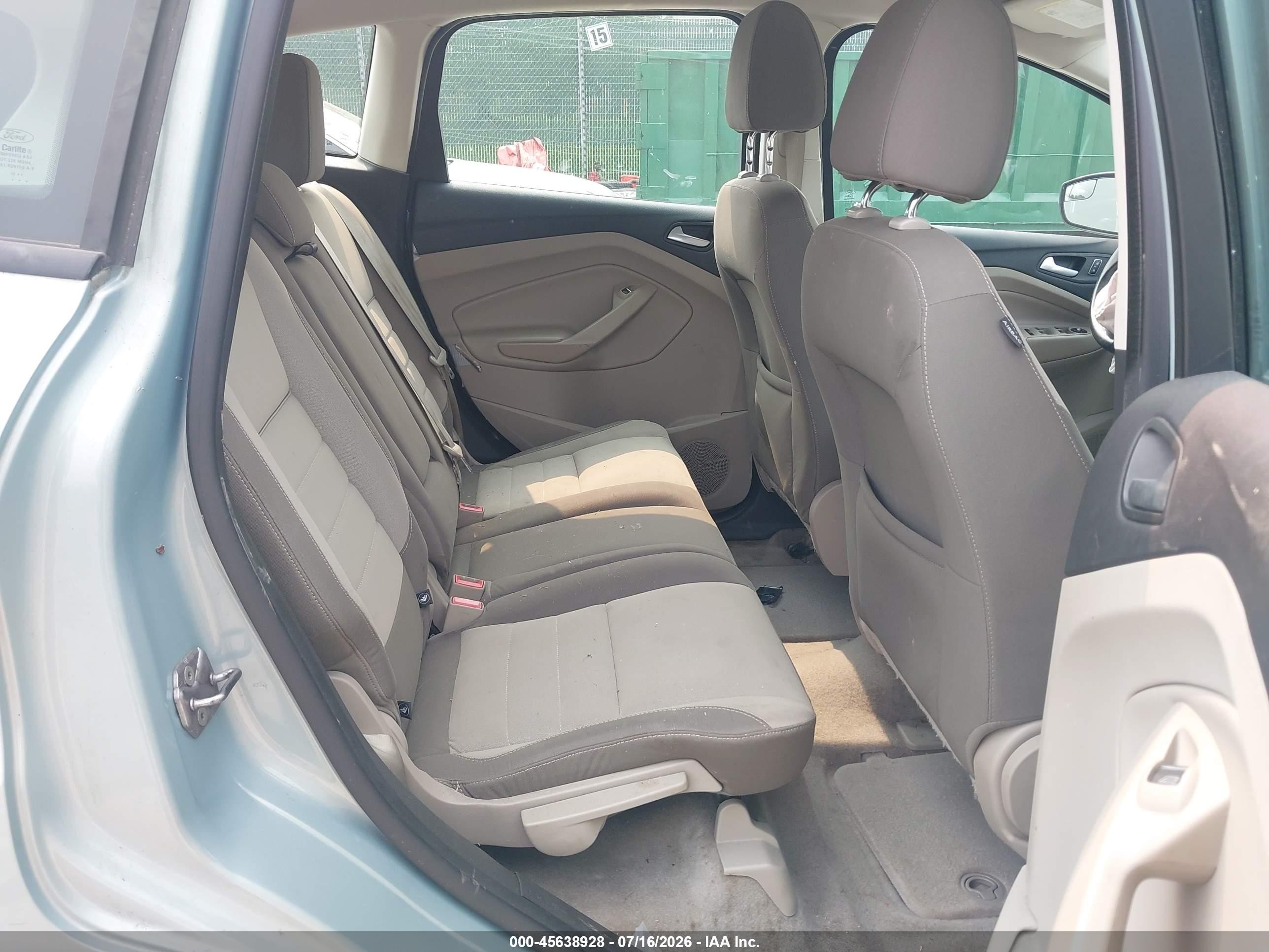 2013 Ford C-max Hybrid Se Light Blue vin: 1FADP5AUXDL519367