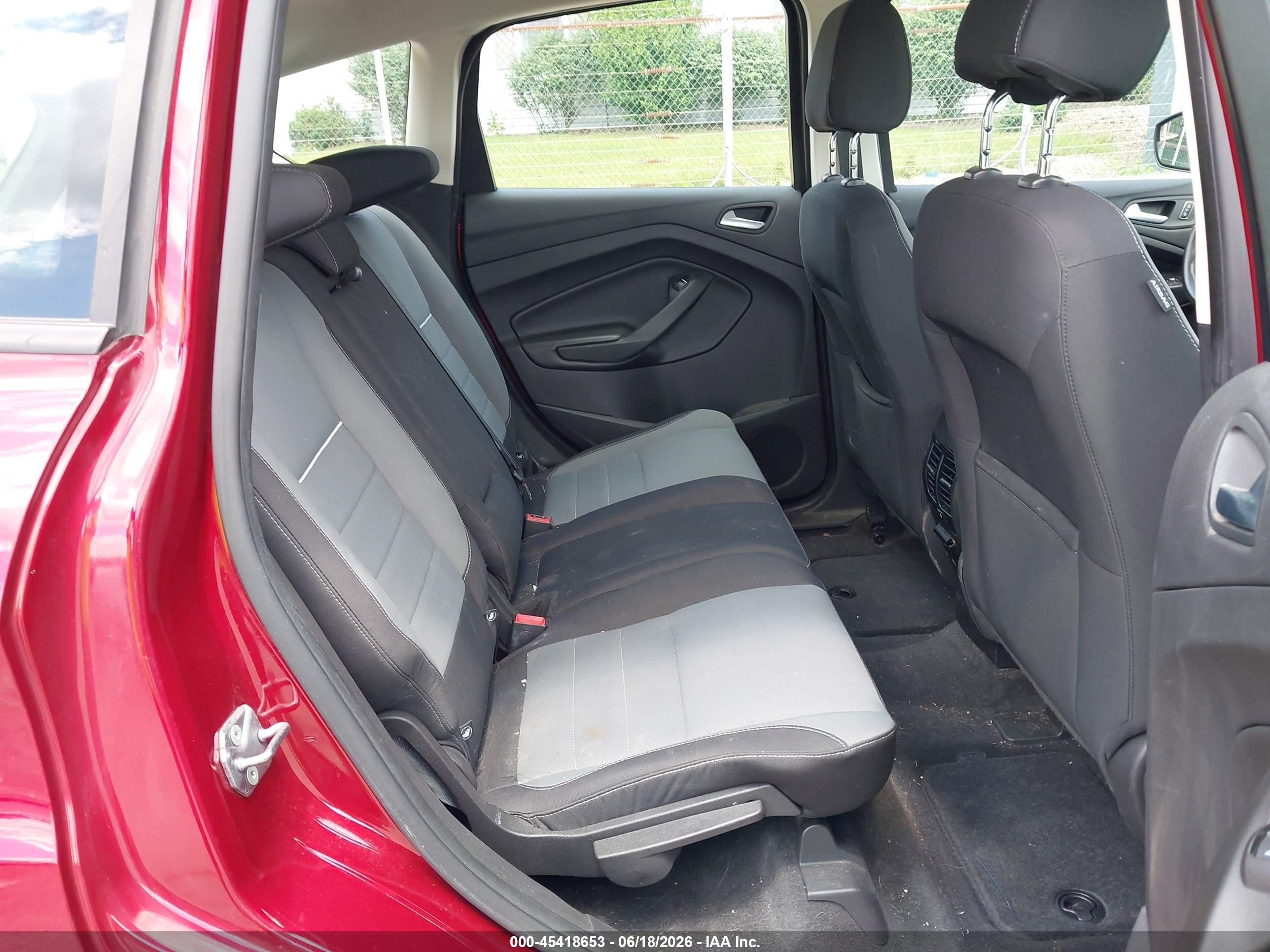 2013 Ford C-max Hybrid Se Red vin: 1FADP5AUXDL525217