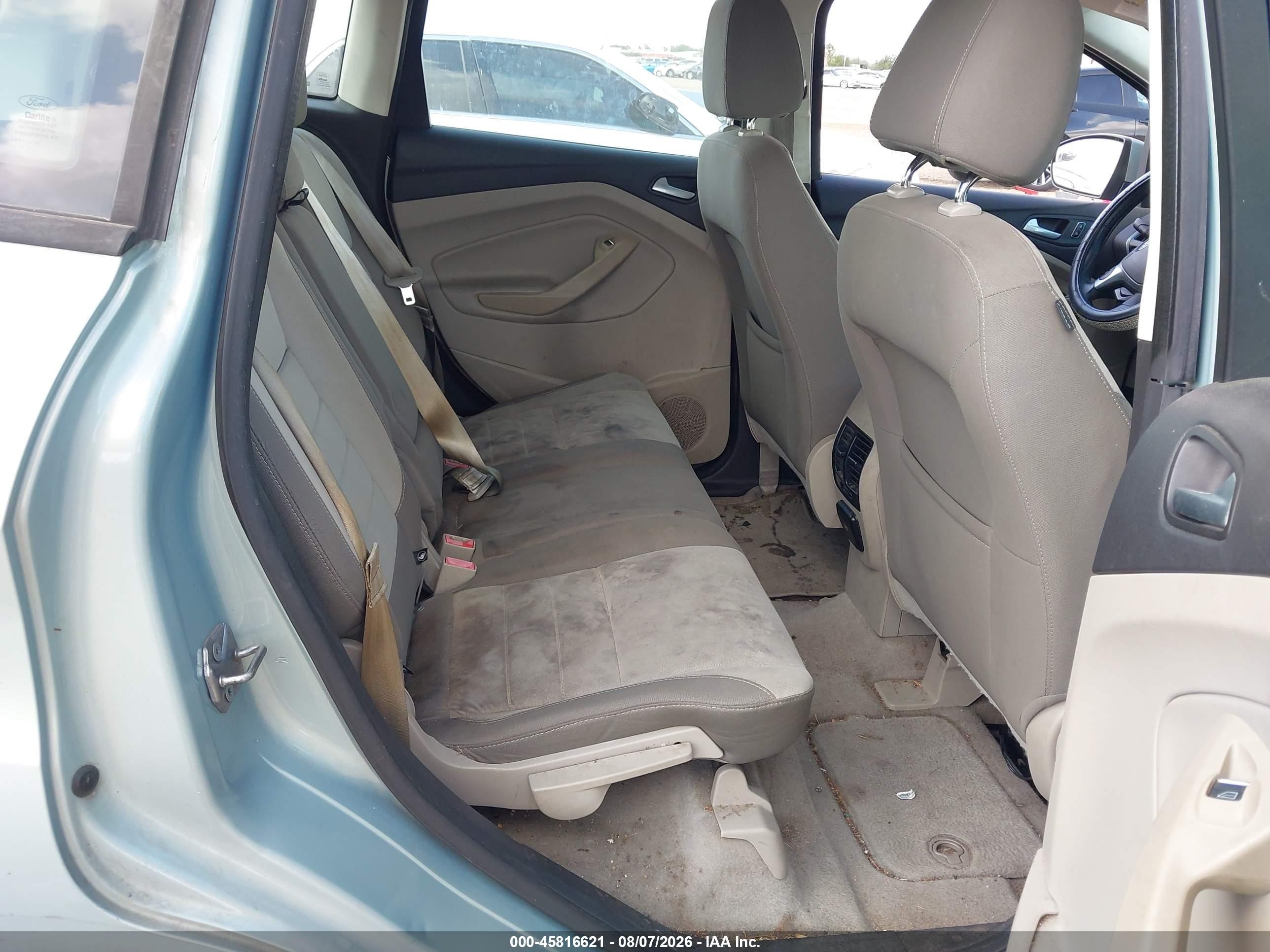 2013 Ford C-max Hybrid Se Blue vin: 1FADP5AUXDL536279