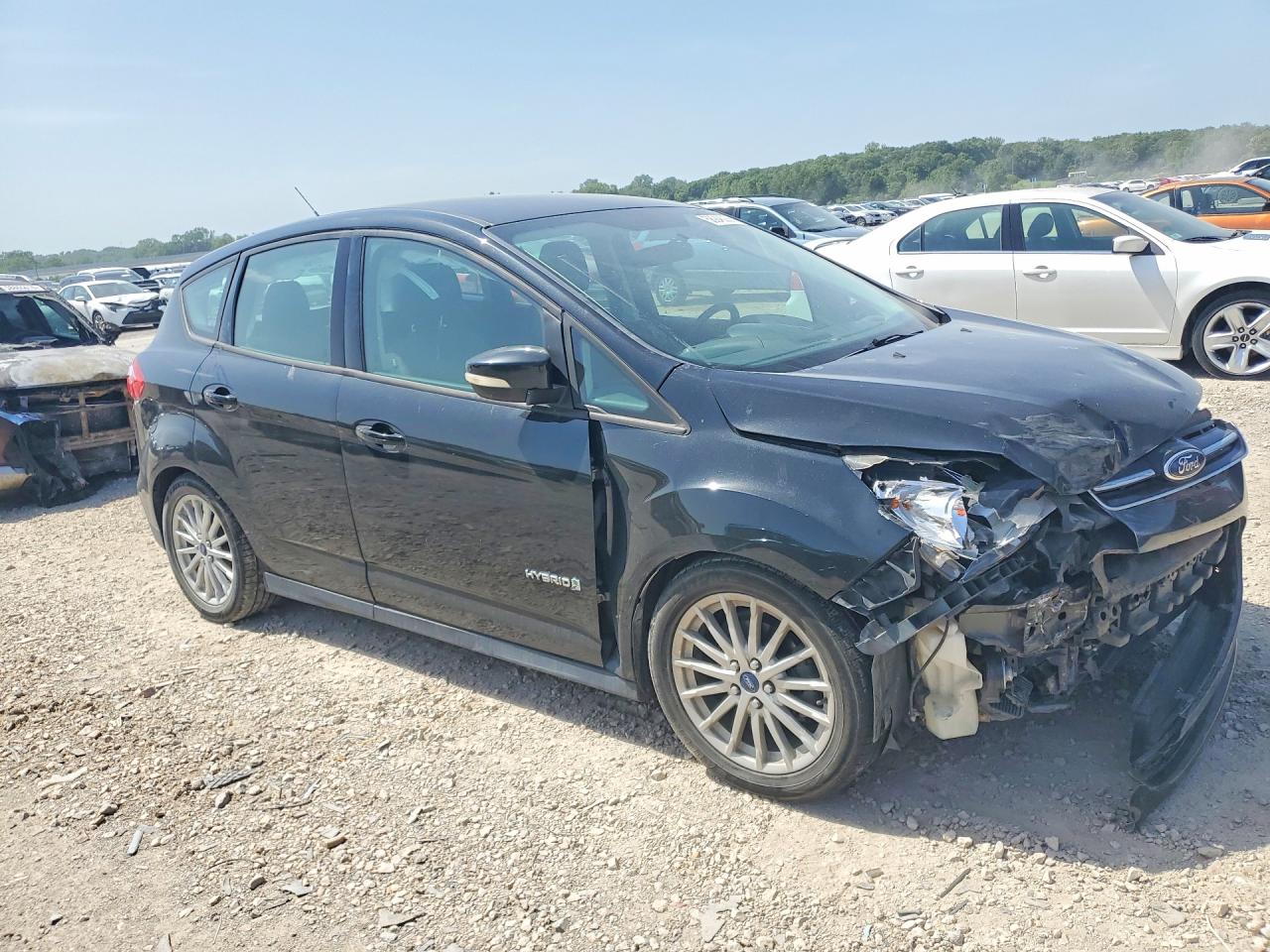2013 Ford C-max Se Black vin: 1FADP5AUXDL554541