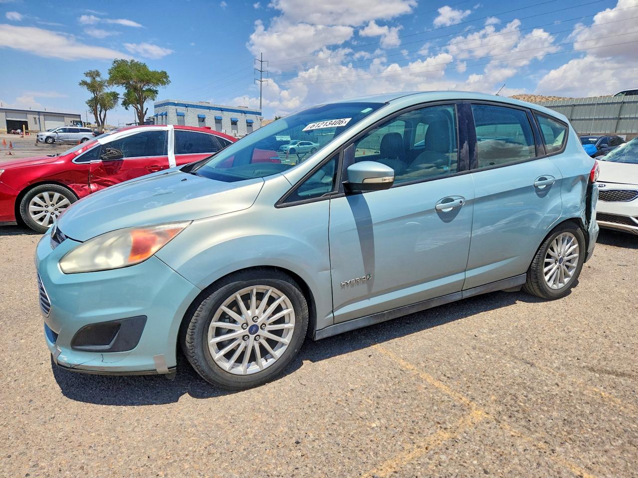2014 Ford C-max Se Green vin: 1FADP5AUXEL509486