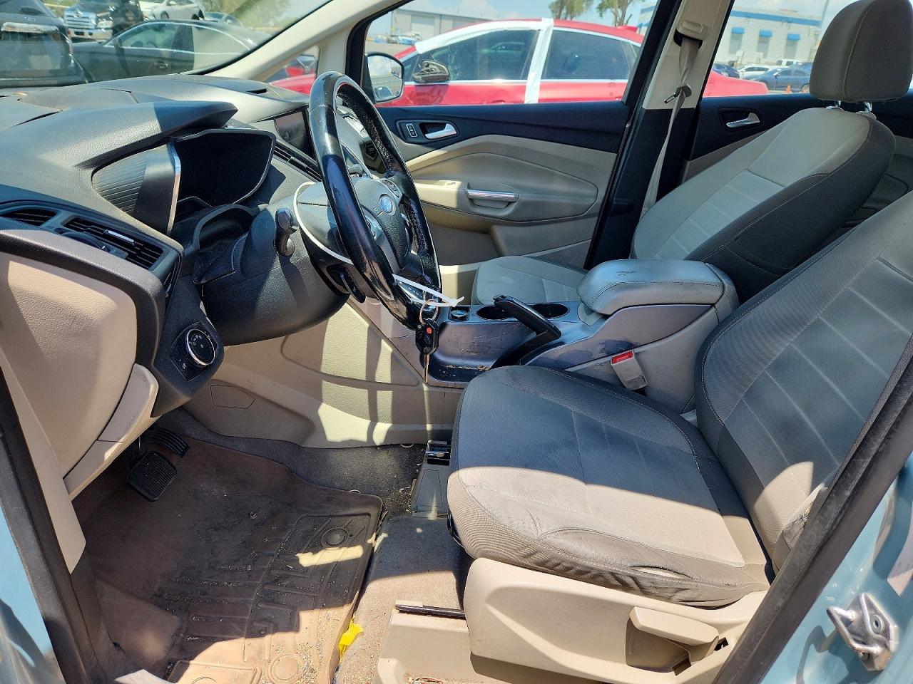 2014 Ford C-max Se Green vin: 1FADP5AUXEL509486