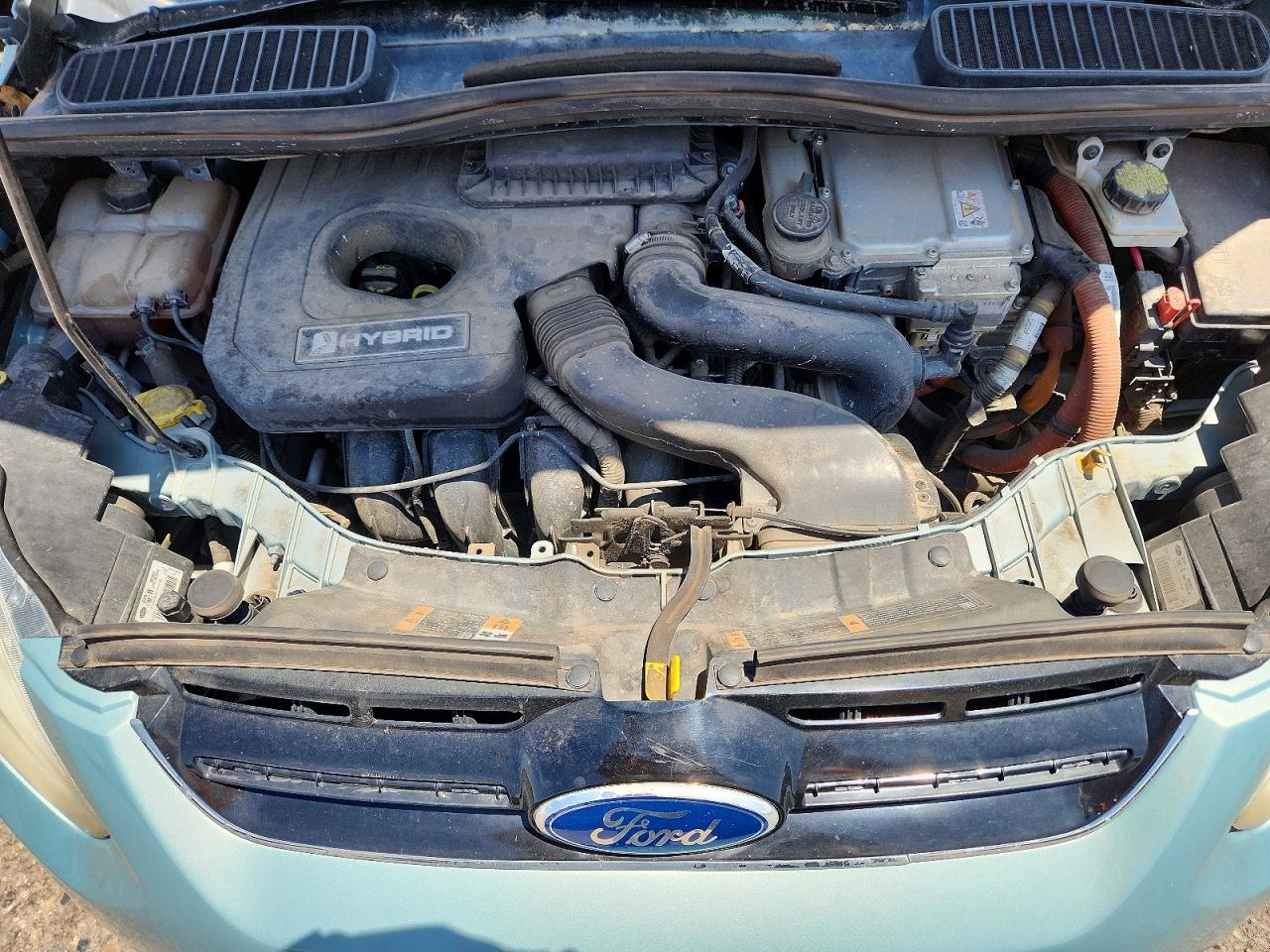 2014 Ford C-max Se Green vin: 1FADP5AUXEL509486